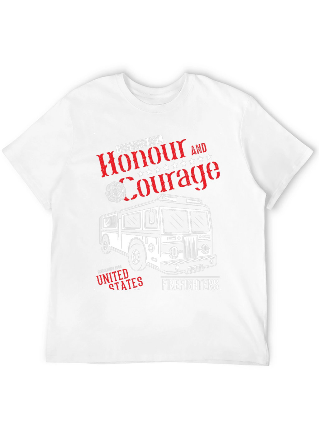 Firefighter Honour & Courage T-Shirt