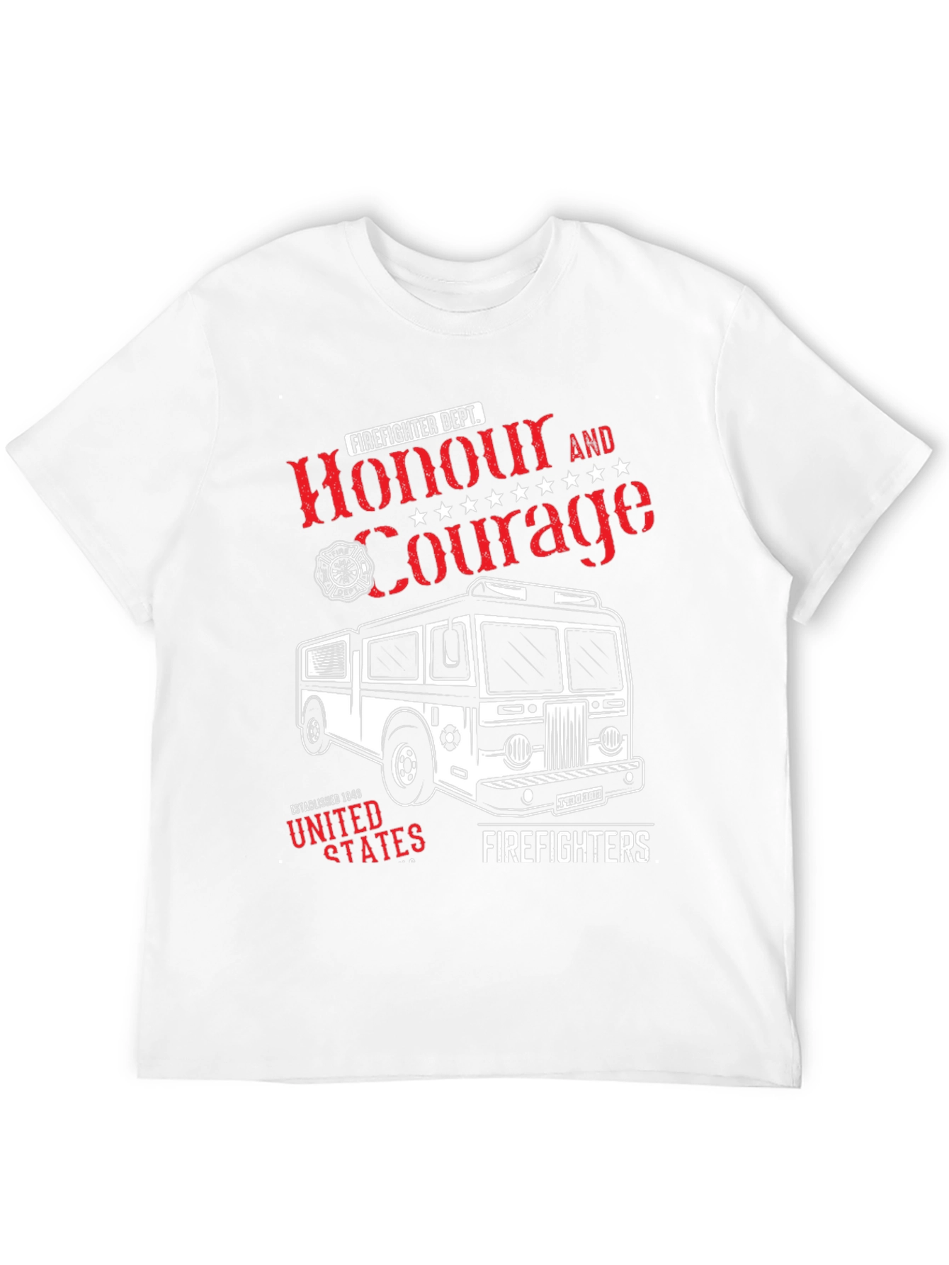 Firefighter Honour & Courage T-Shirt