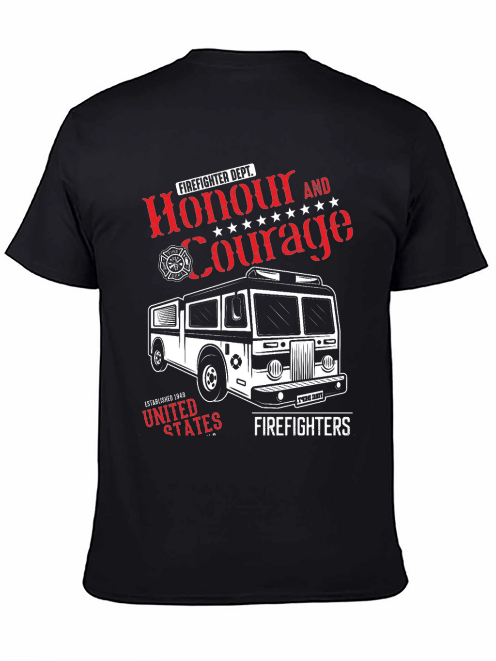 Firefighter Honour & Courage T-Shirt