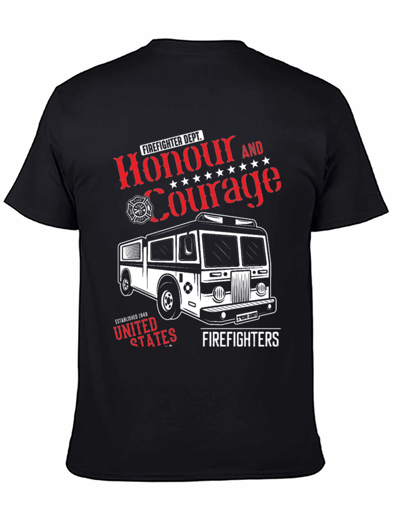 Firefighter Honour & Courage T-Shirt