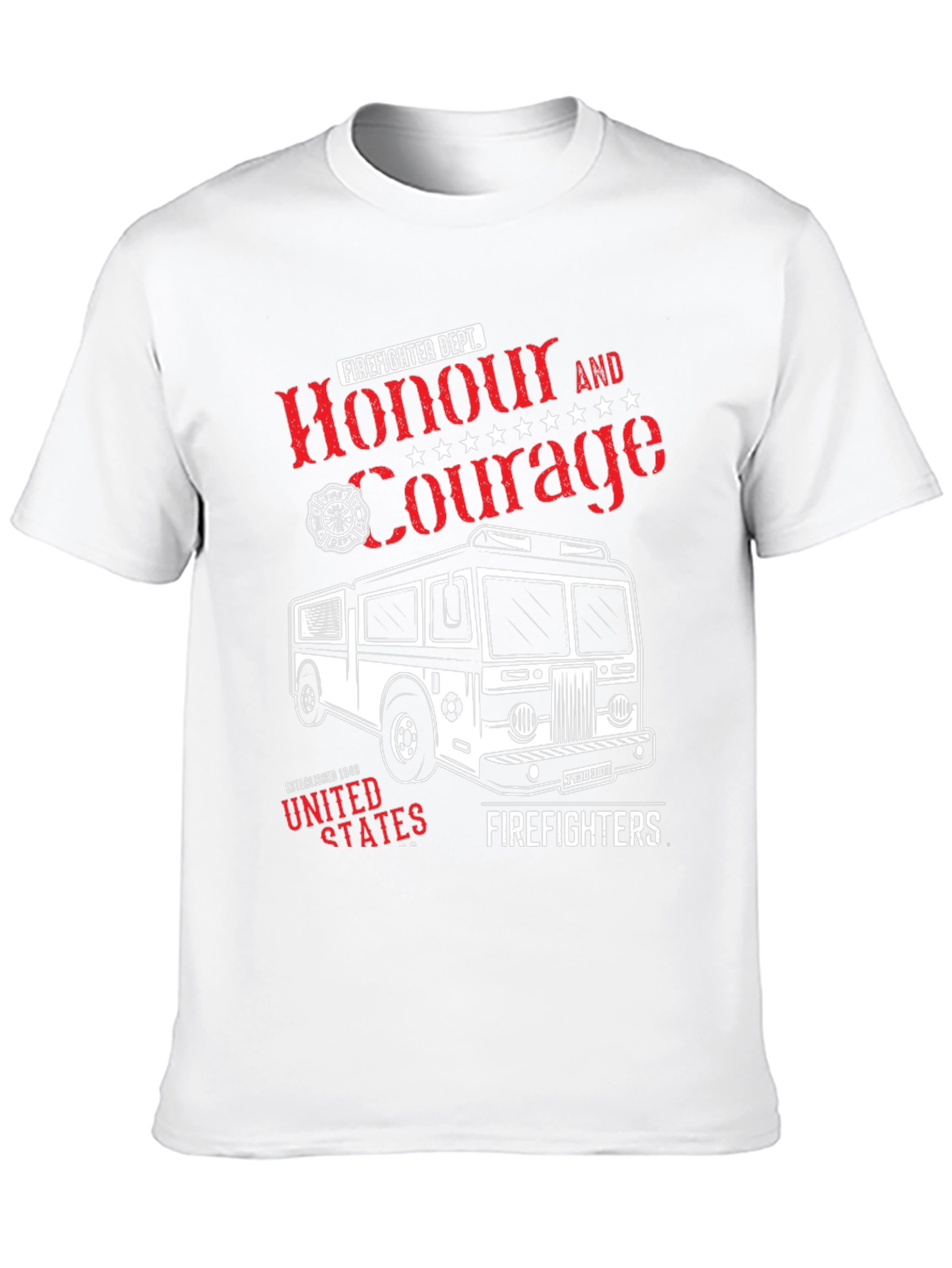 Firefighter Honour & Courage T-Shirt