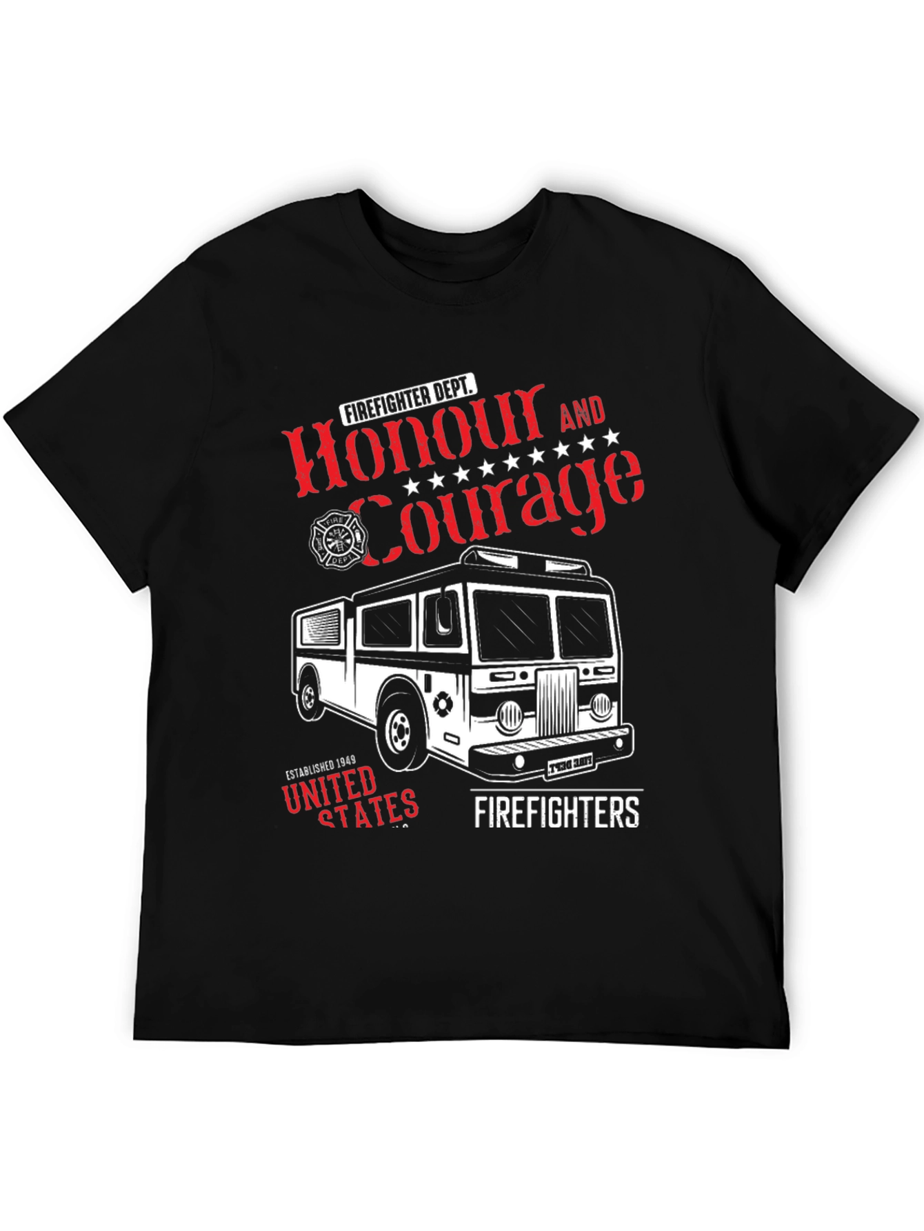 Firefighter Honour & Courage T-Shirt
