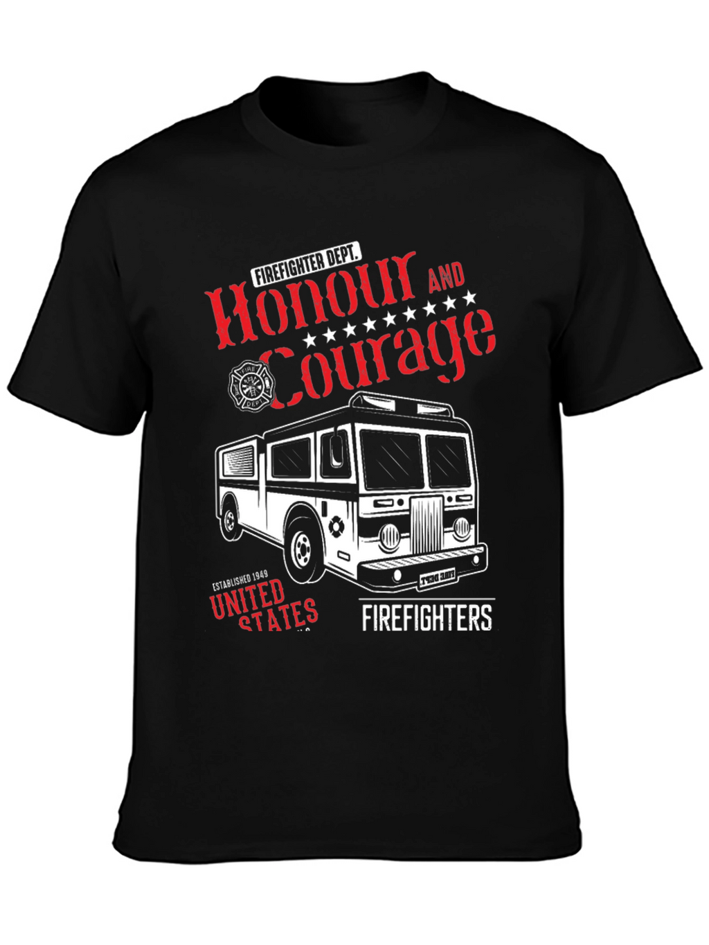Firefighter Honour & Courage T-Shirt