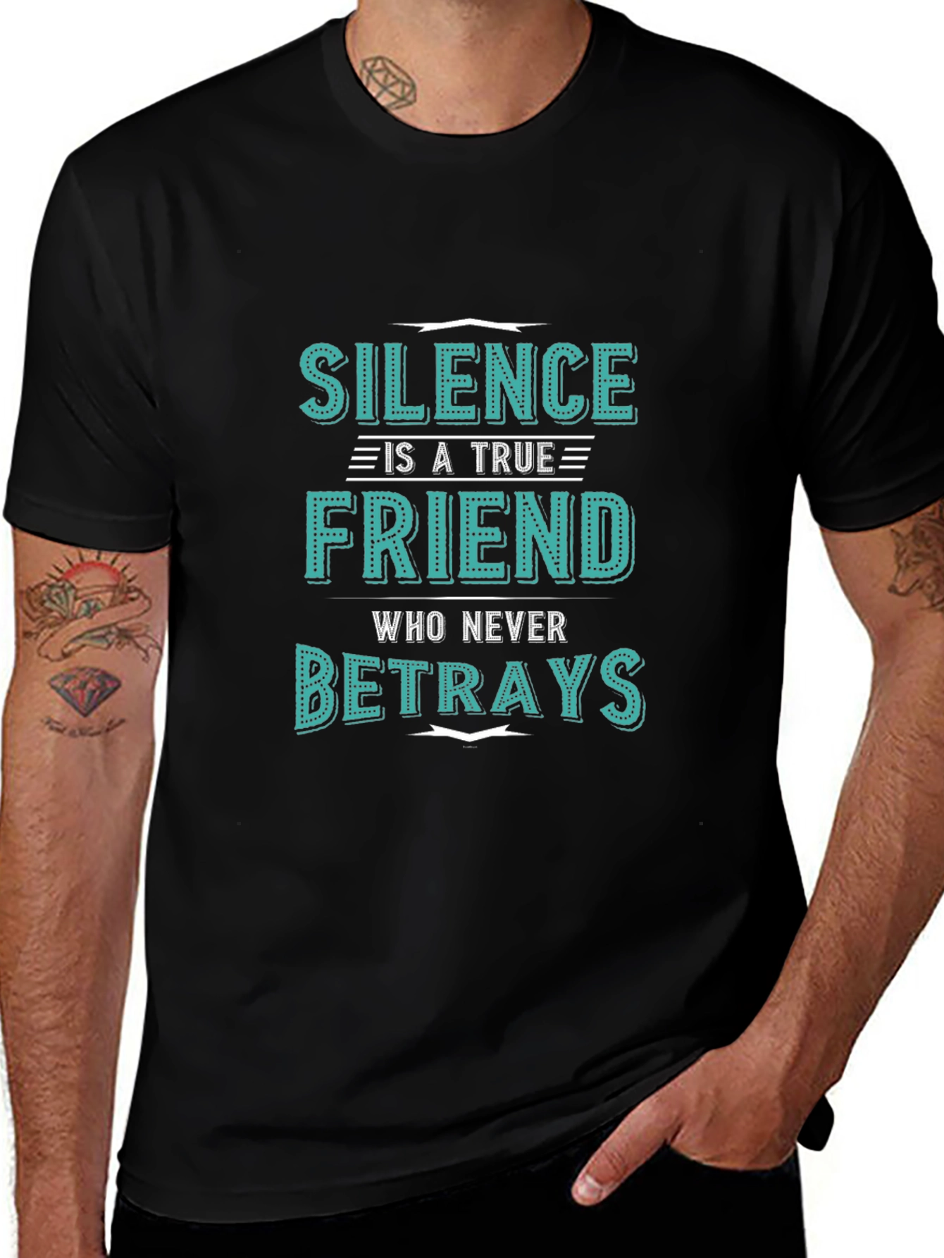 Silence is a True Friend Graphic Tee