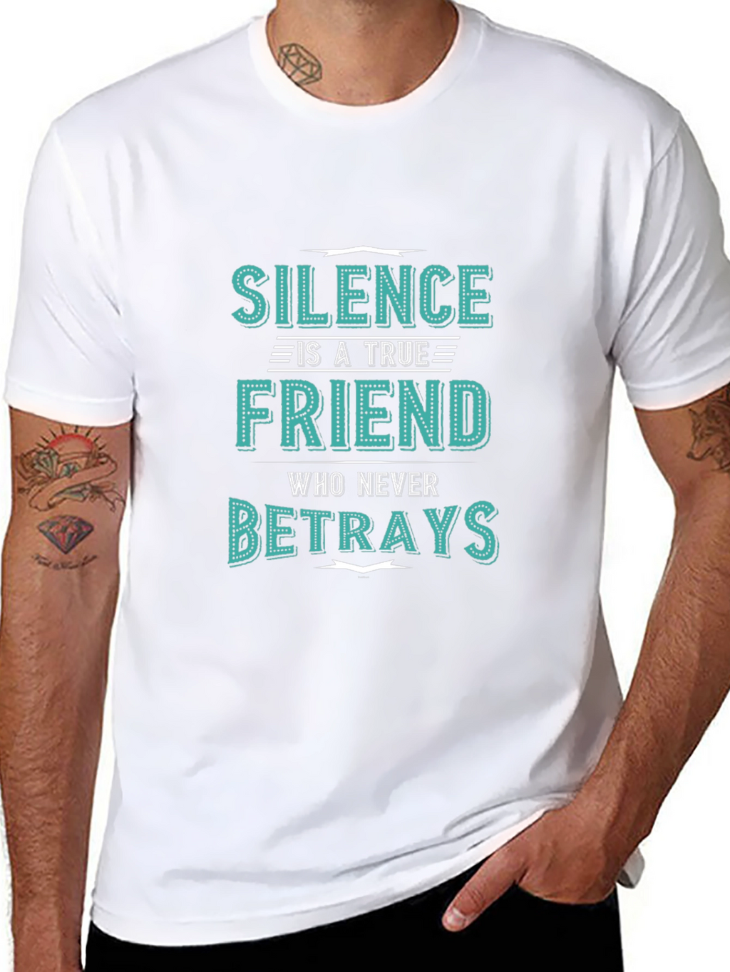Silence is a True Friend Graphic Tee