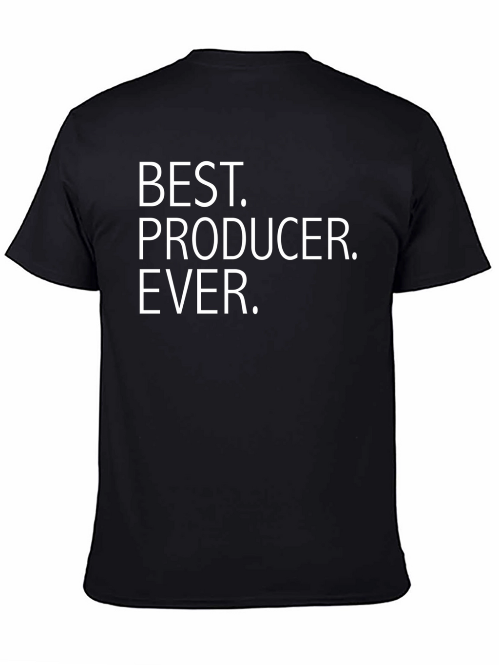 Best Producer Ever Graphic Tee - Black