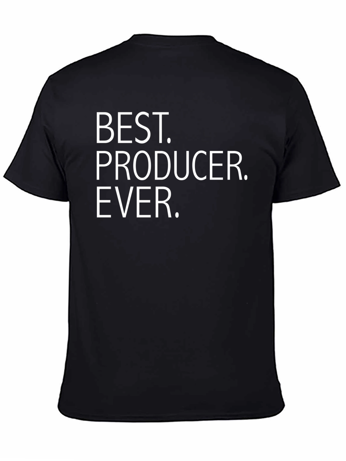 Best Producer Ever Graphic Tee - Black