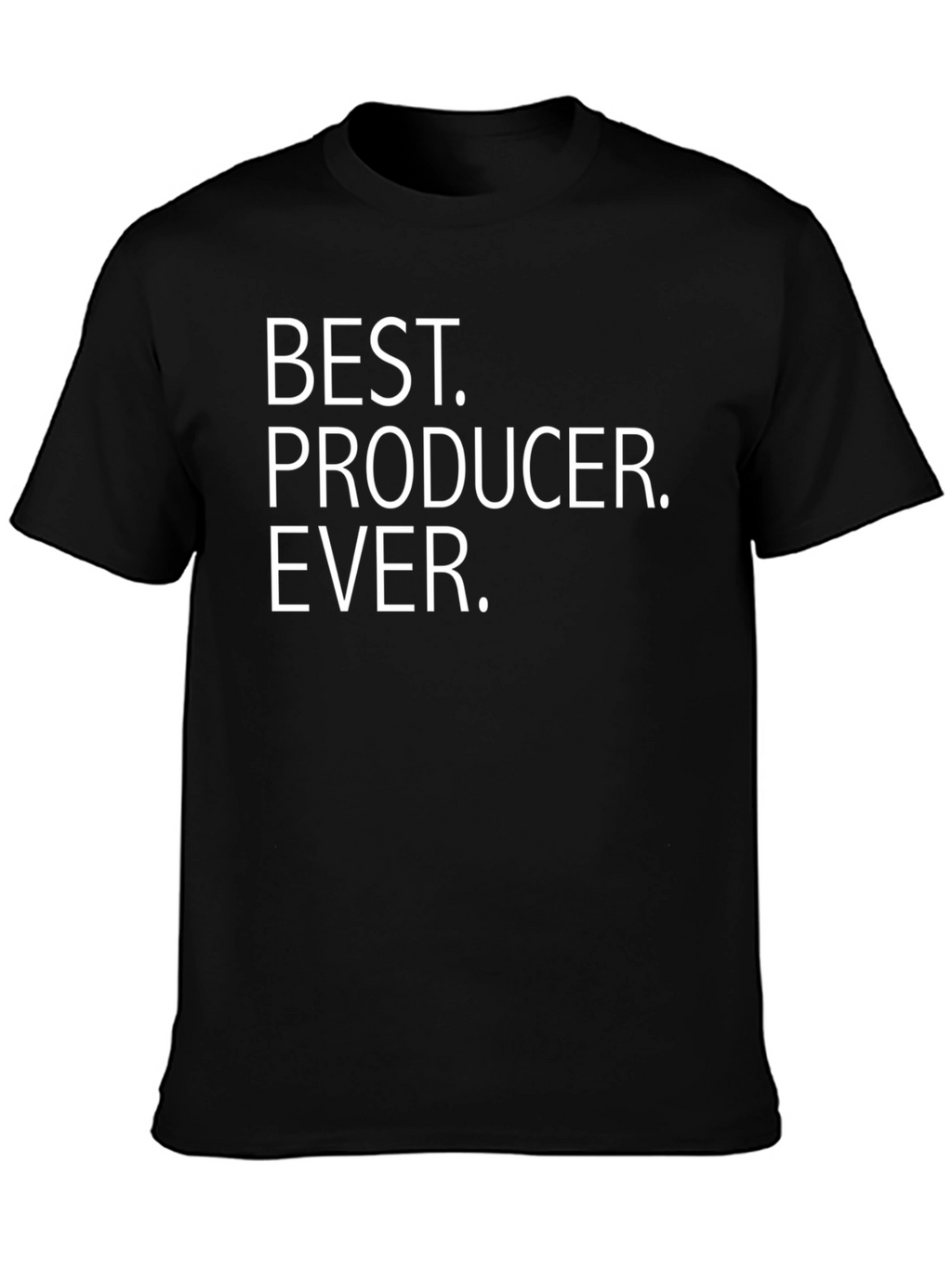 Best Producer Ever Graphic Tee - Black