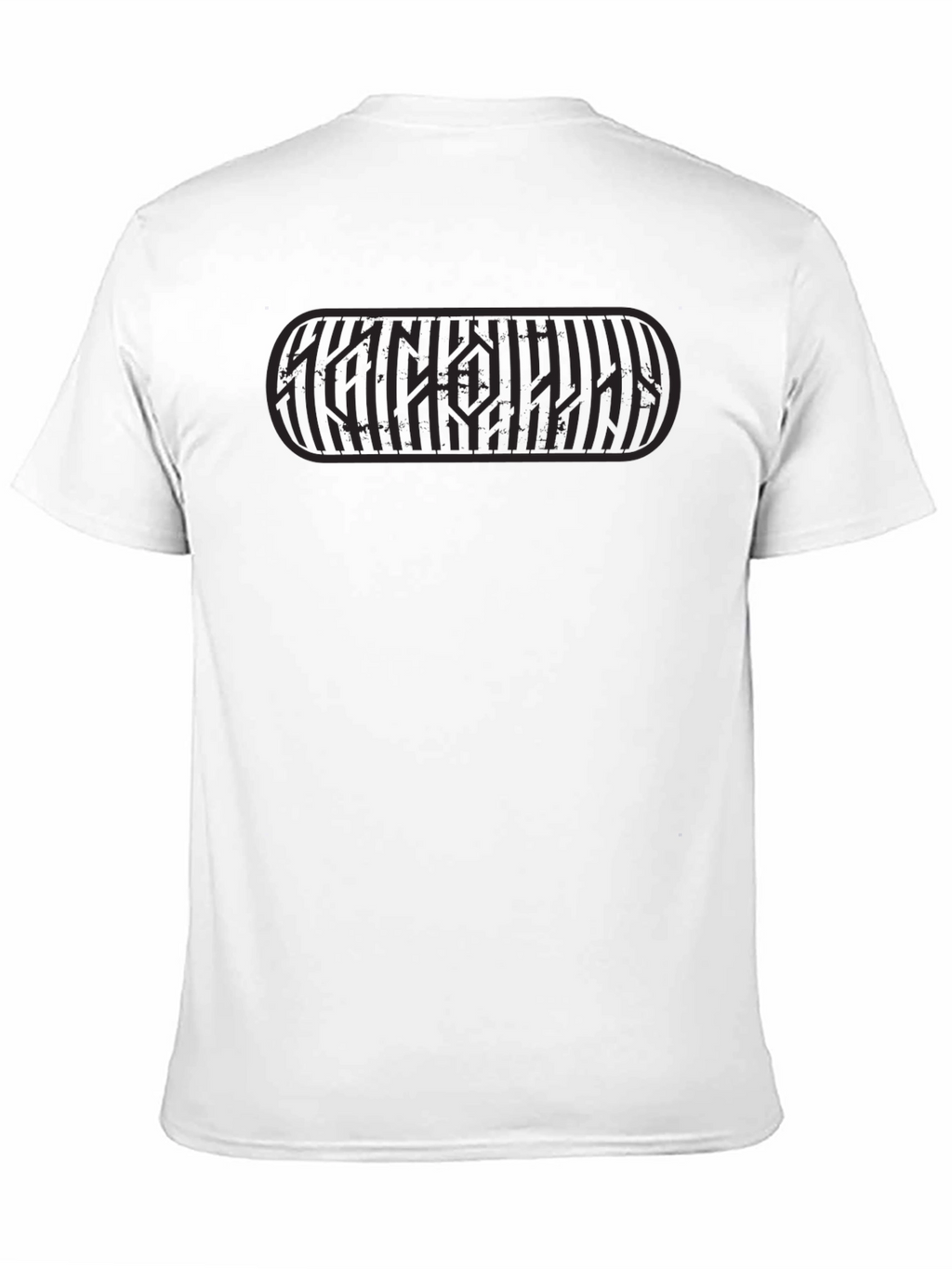 Black Graphic Tee - Unique Design