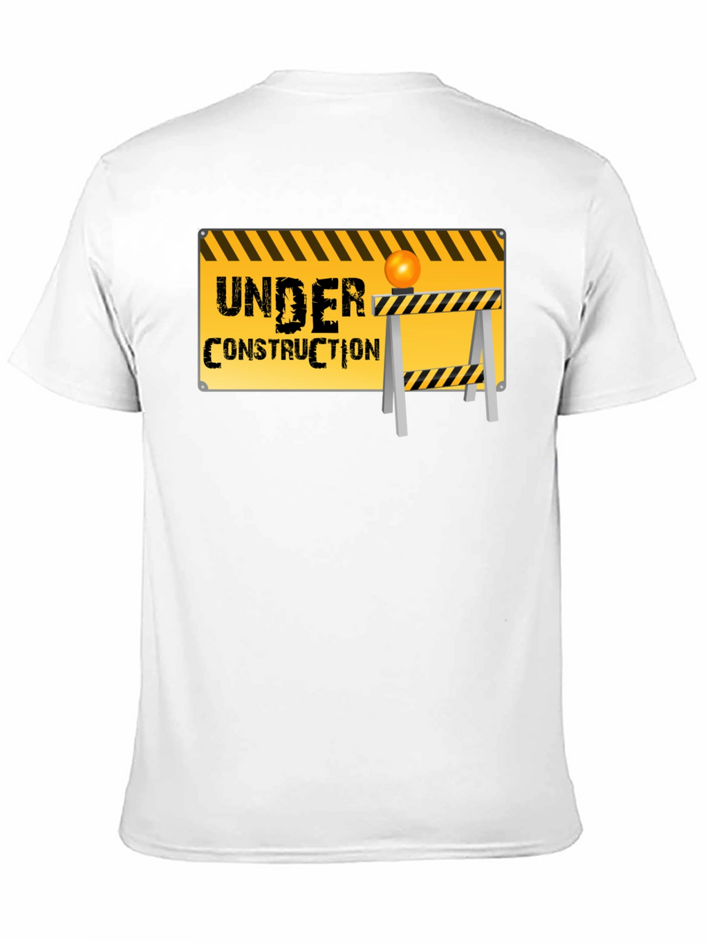 Under Construction Graphic Tee - Black