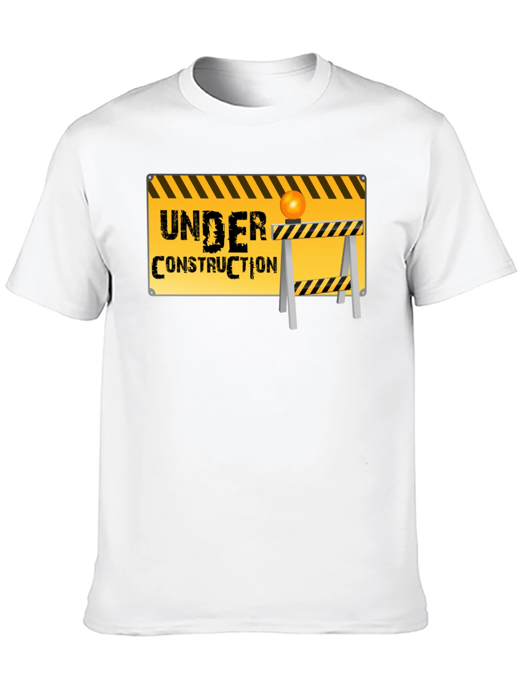Under Construction Graphic Tee - Black