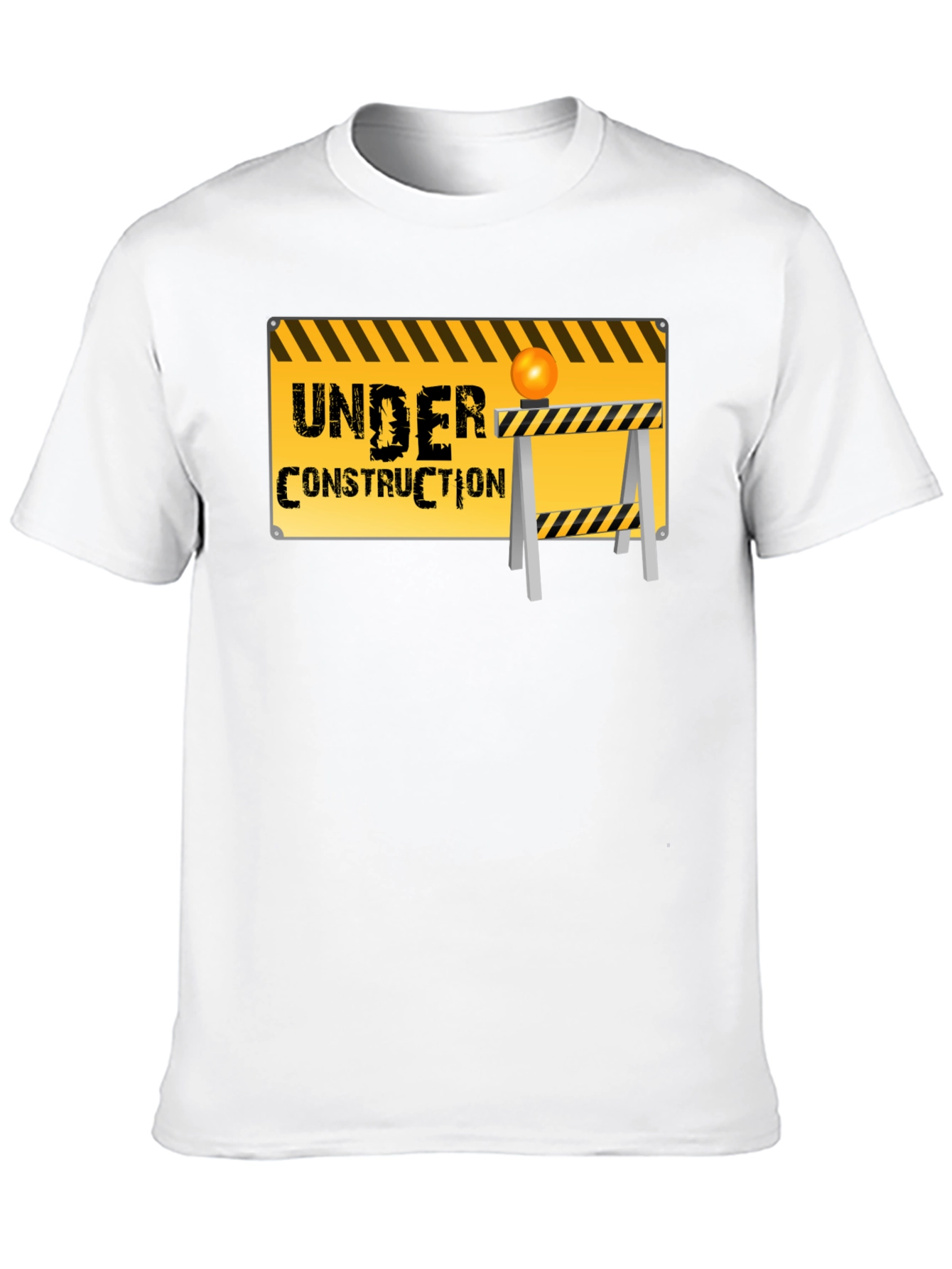 Under Construction Graphic Tee - Black