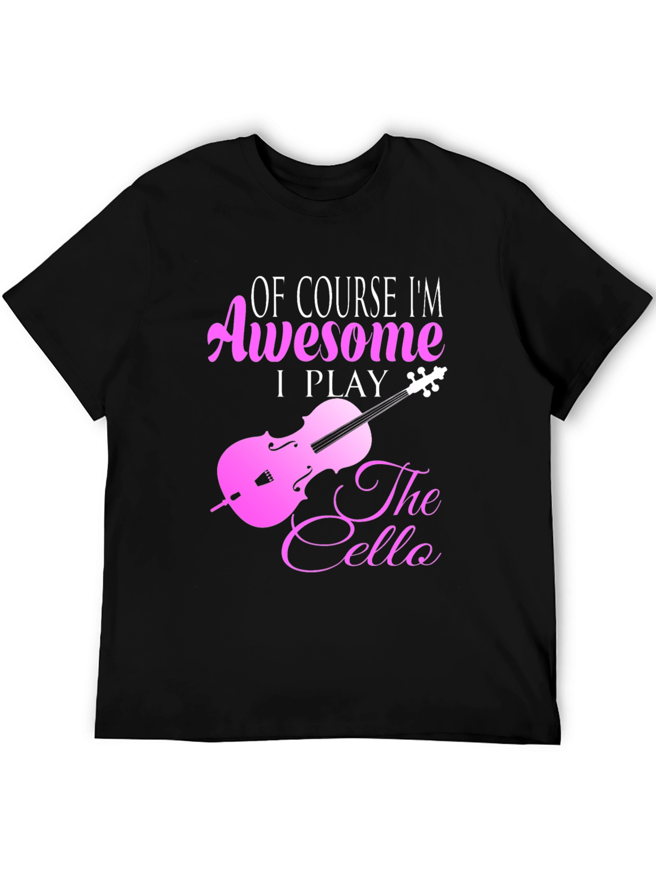 Awesome Cello Player Graphic T-Shirt