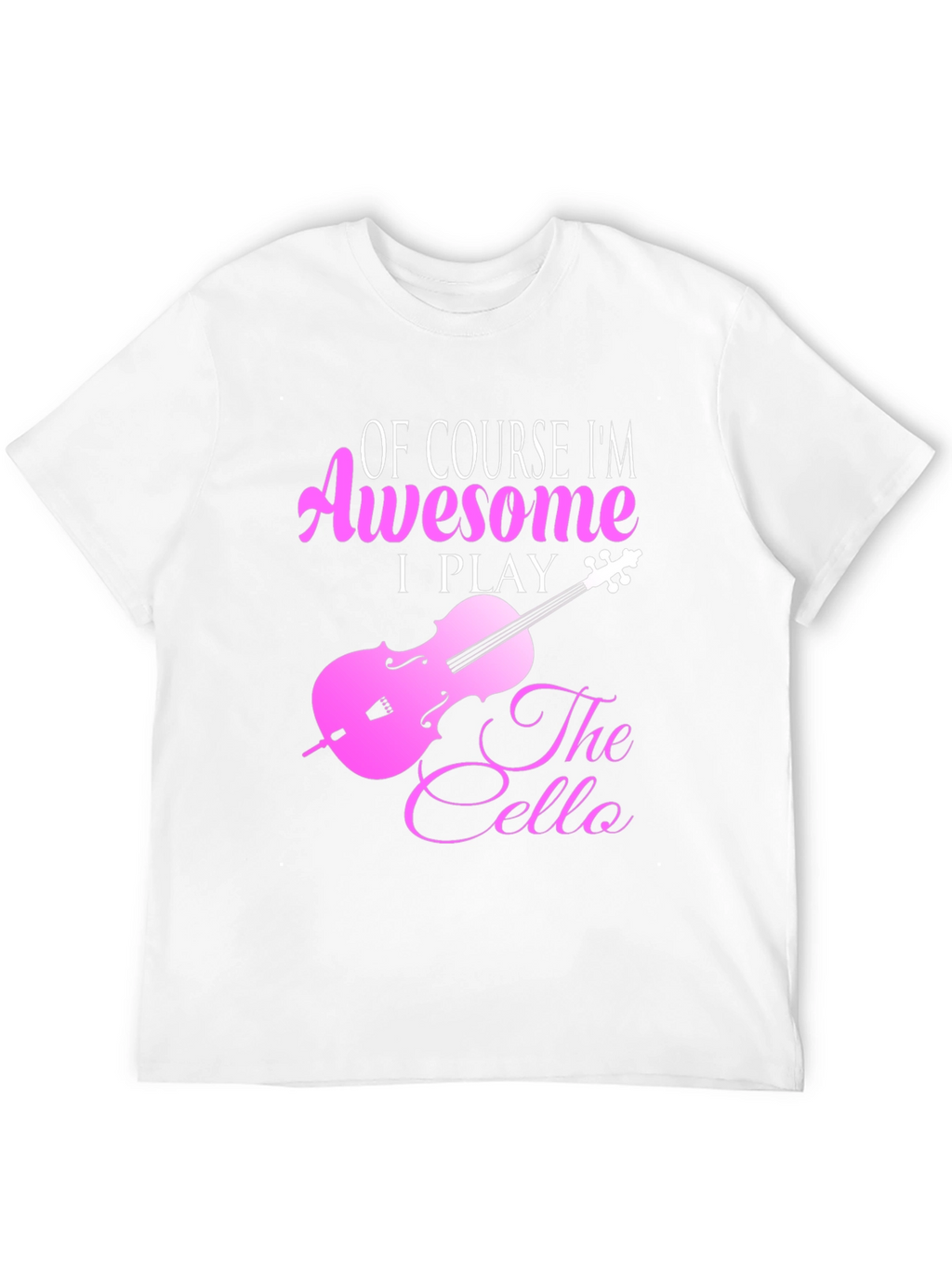 Awesome Cello Player Graphic T-Shirt