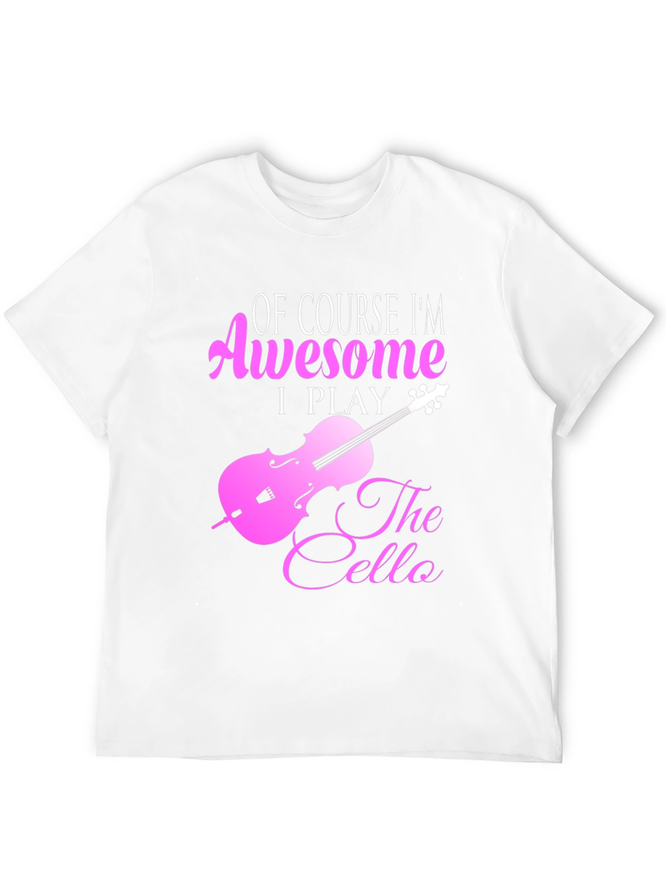 Awesome Cello Player Graphic T-Shirt