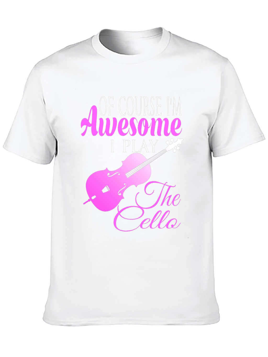 Awesome Cello Player Graphic T-Shirt