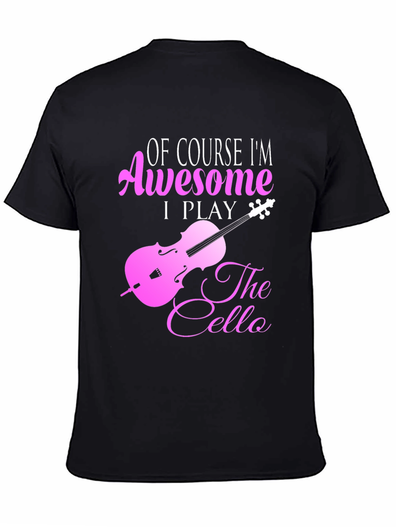 Awesome Cello Player Graphic T-Shirt