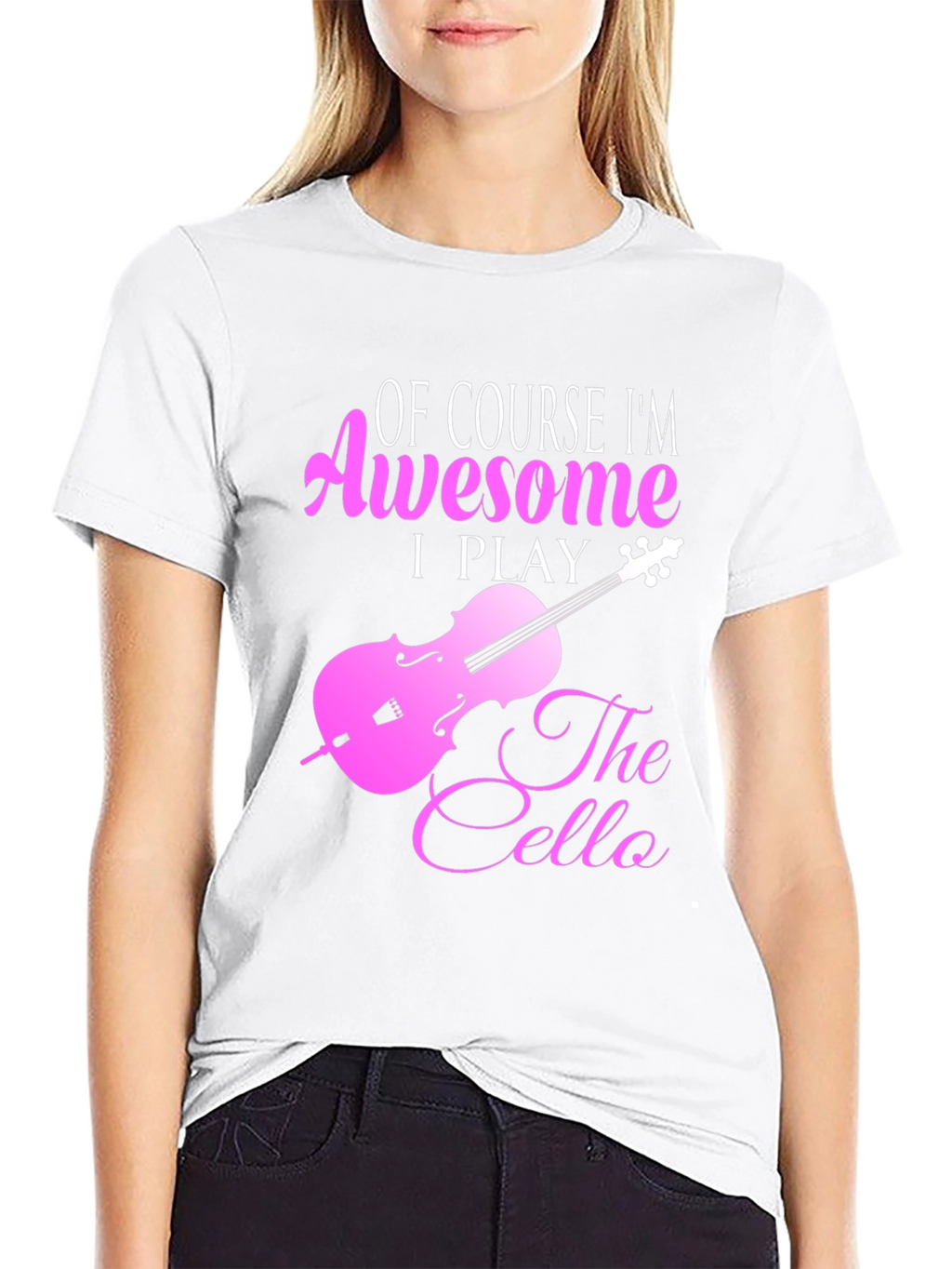 Awesome Cello Player Graphic T-Shirt