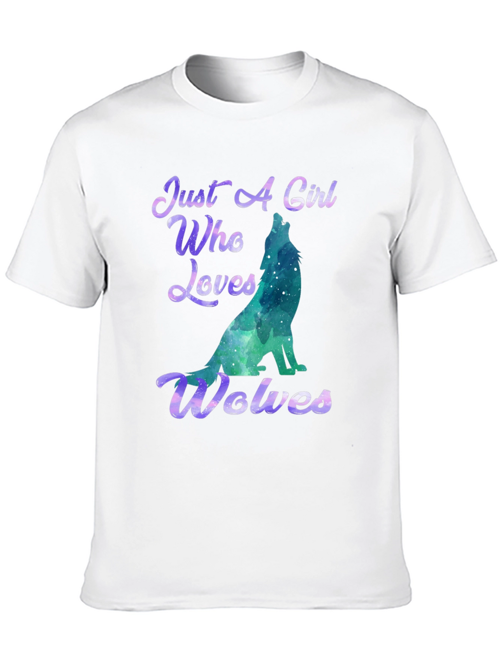 Just A Girl Who Loves Wolves T-Shirt