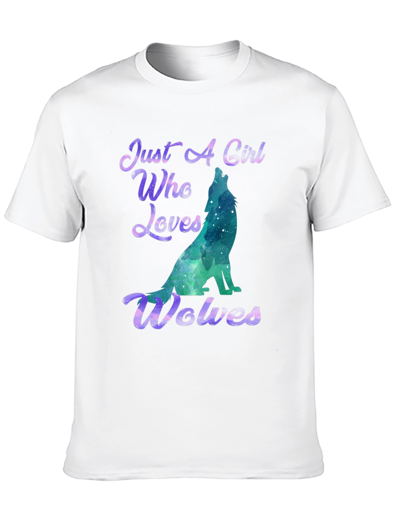 Just A Girl Who Loves Wolves T-Shirt