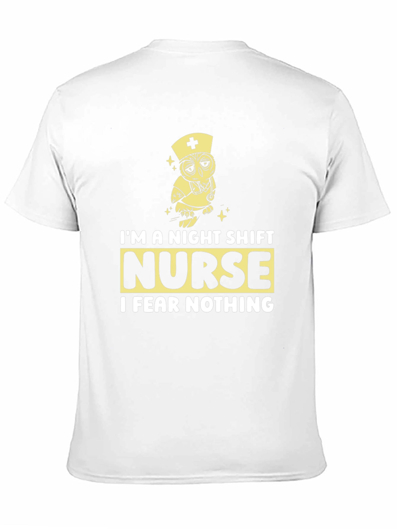 Night Shift Nurse Owl Graphic Tee