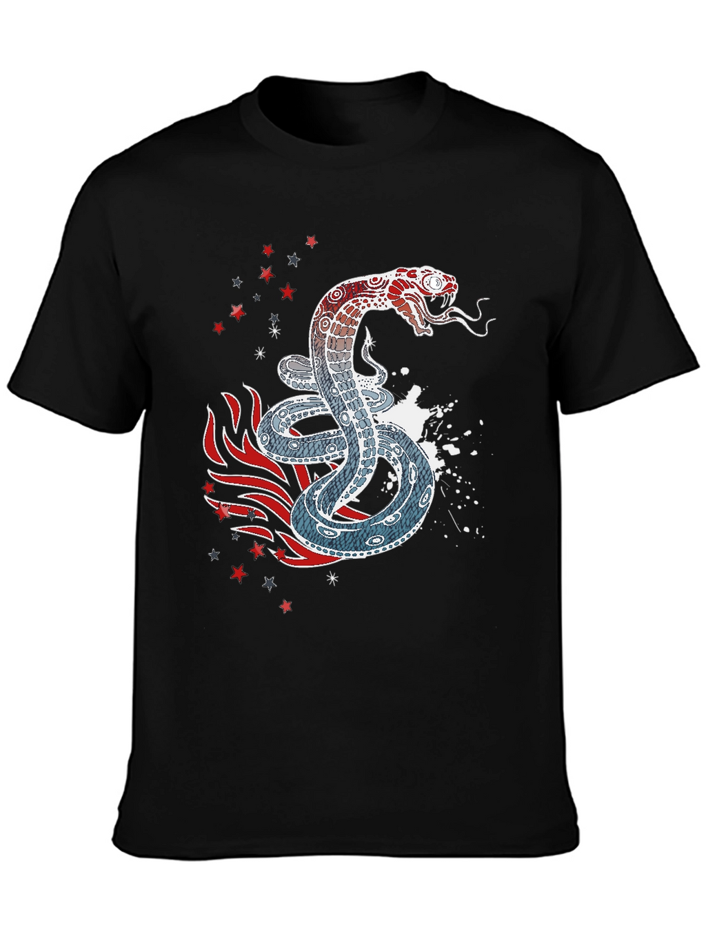 Snake & Star Graphic Tee
