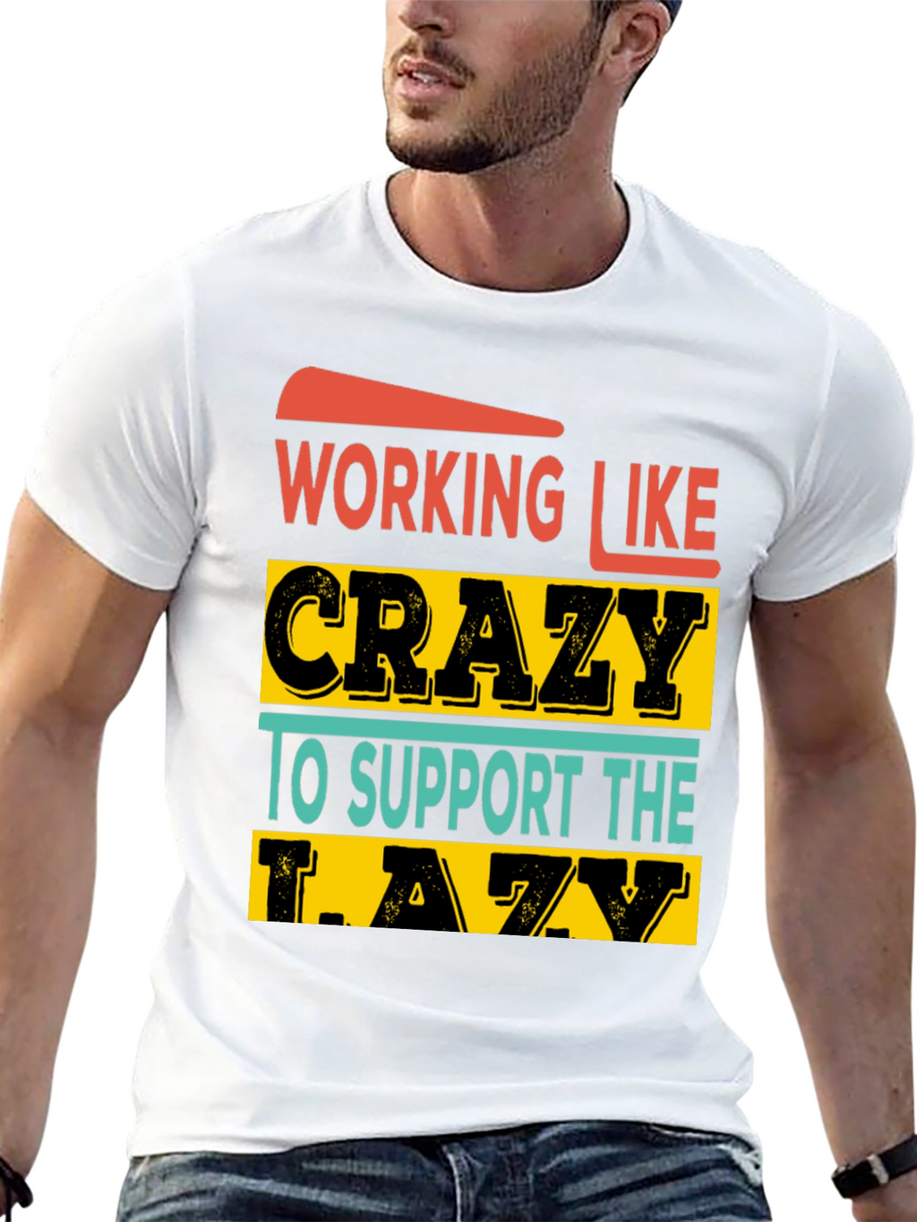 Working Like Crazy Graphic Tee