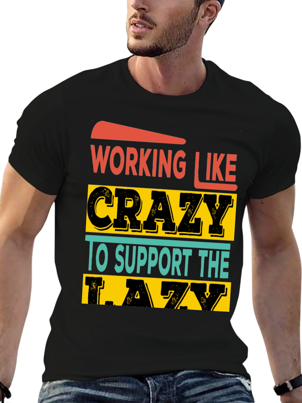 Working Like Crazy Graphic Tee