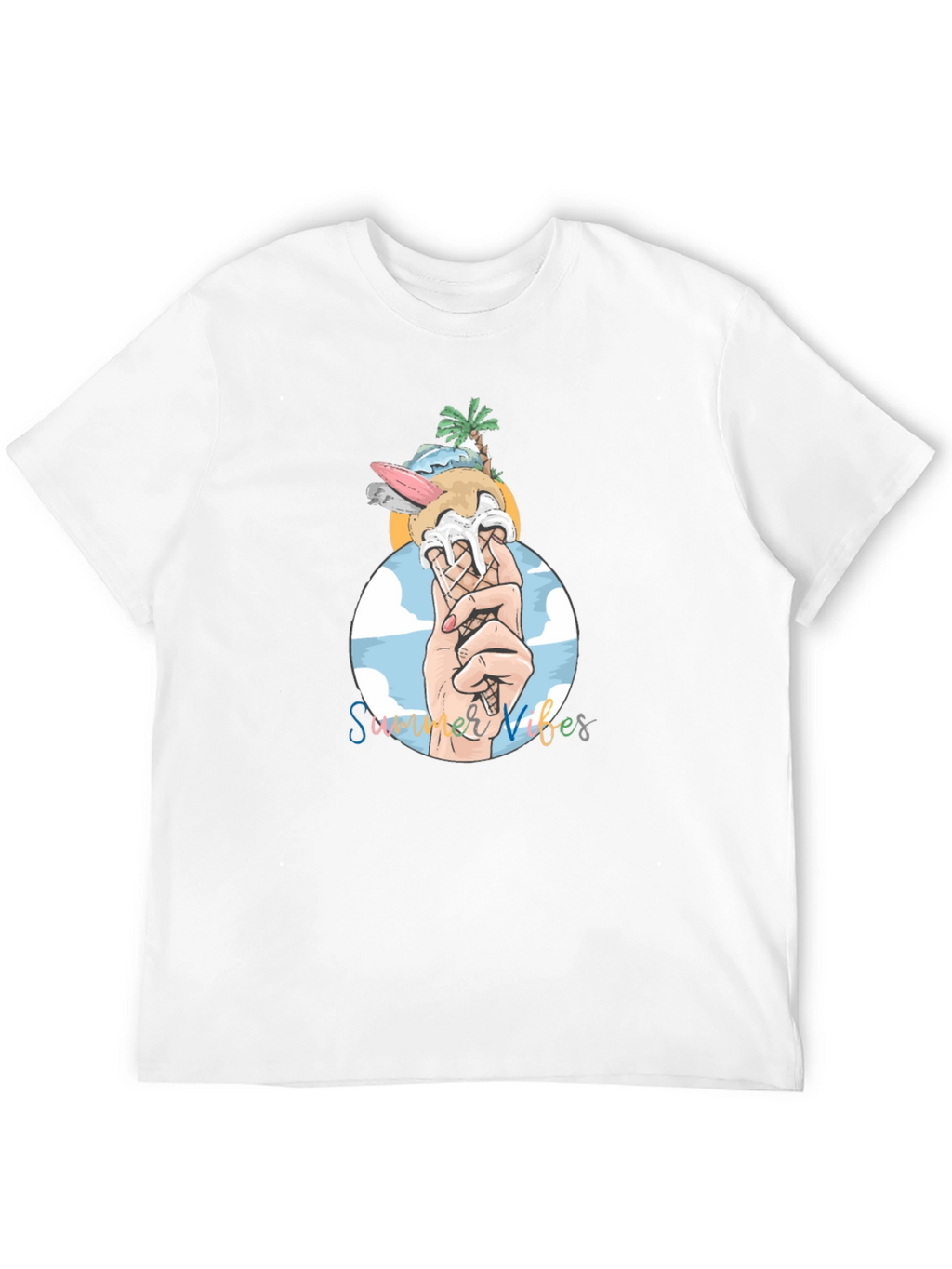 Summer Vibes Graphic T-Shirt - Relaxed Fit