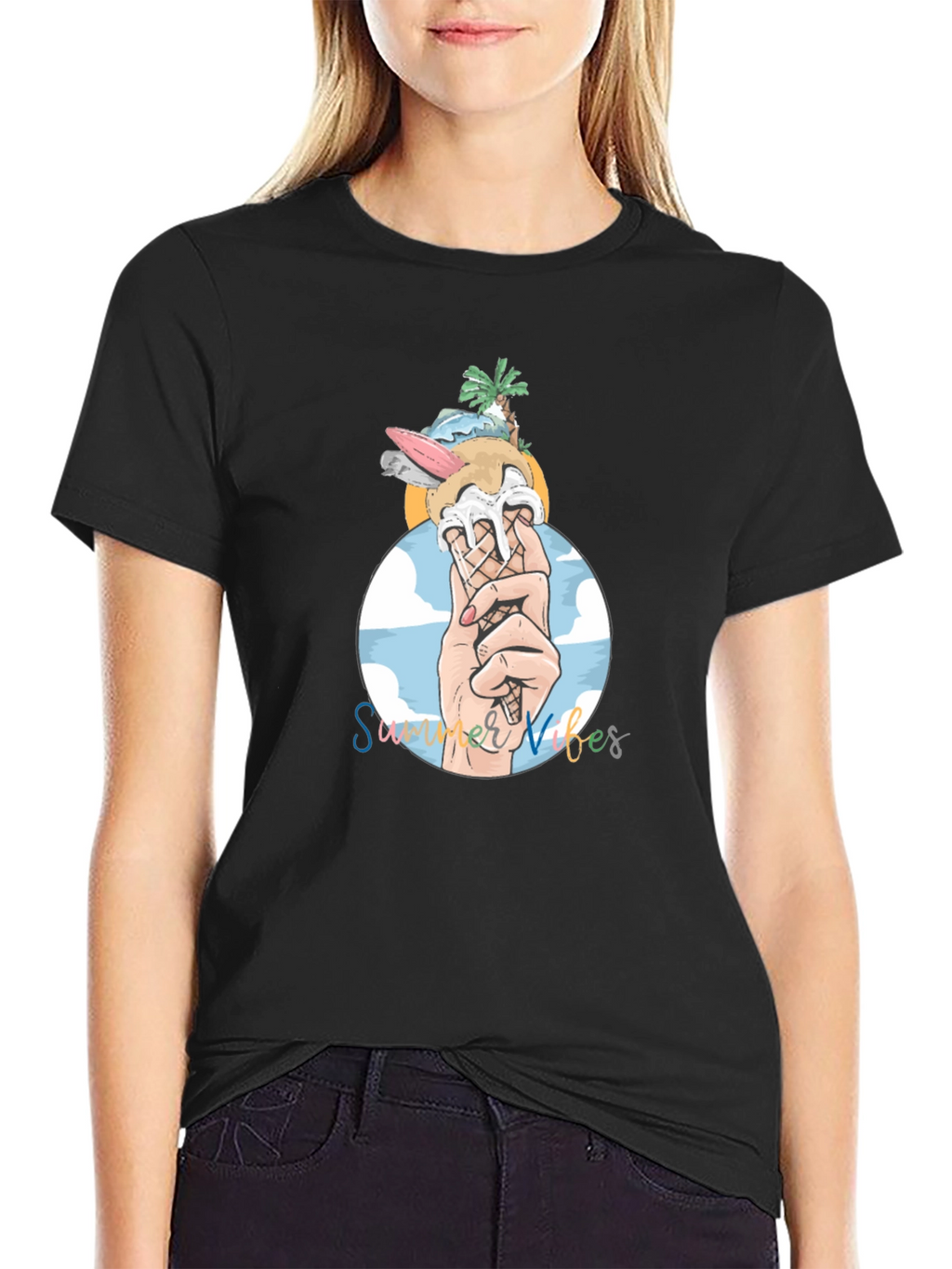 Summer Vibes Graphic T-Shirt - Relaxed Fit