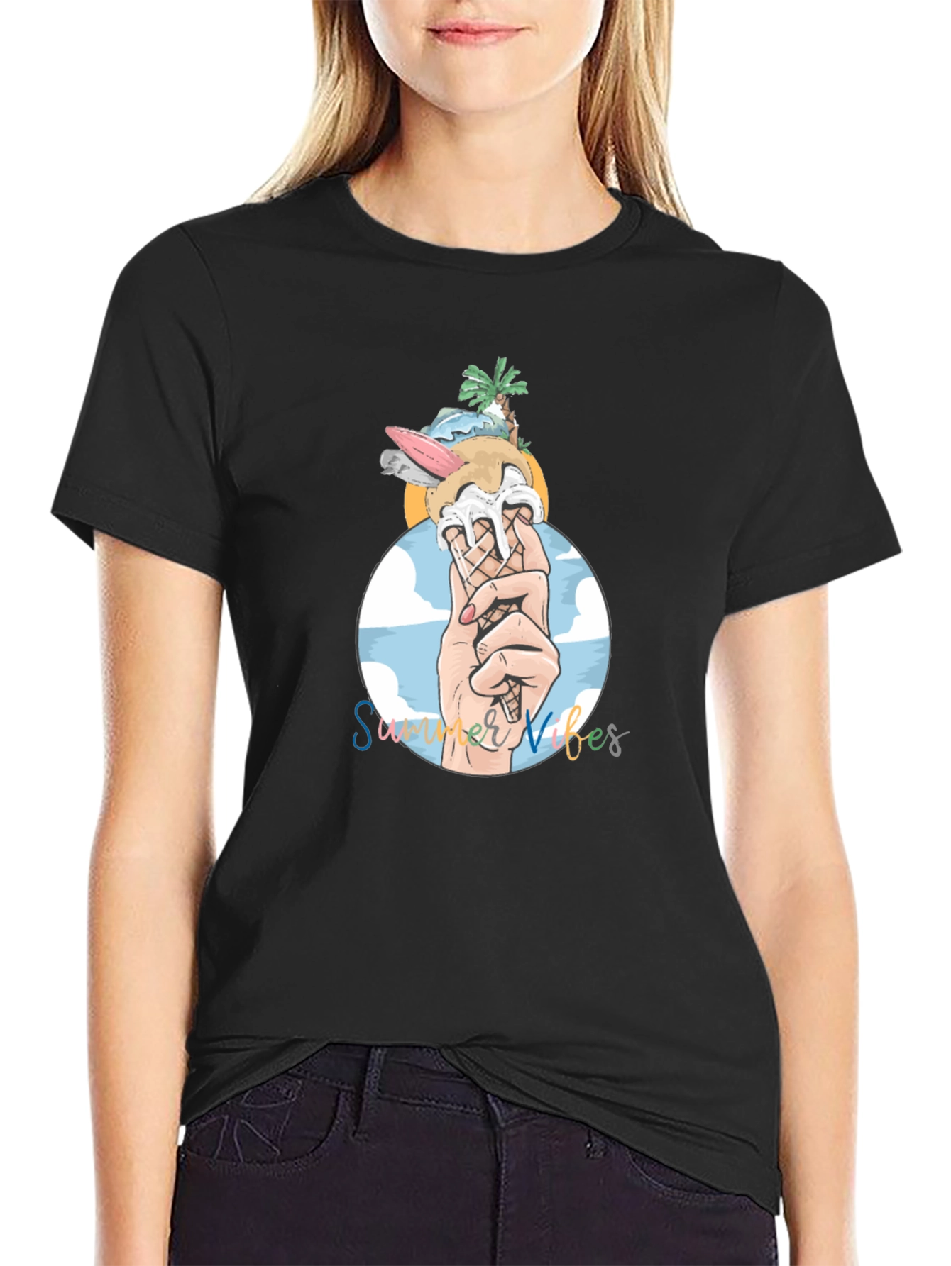 Summer Vibes Graphic T-Shirt - Relaxed Fit