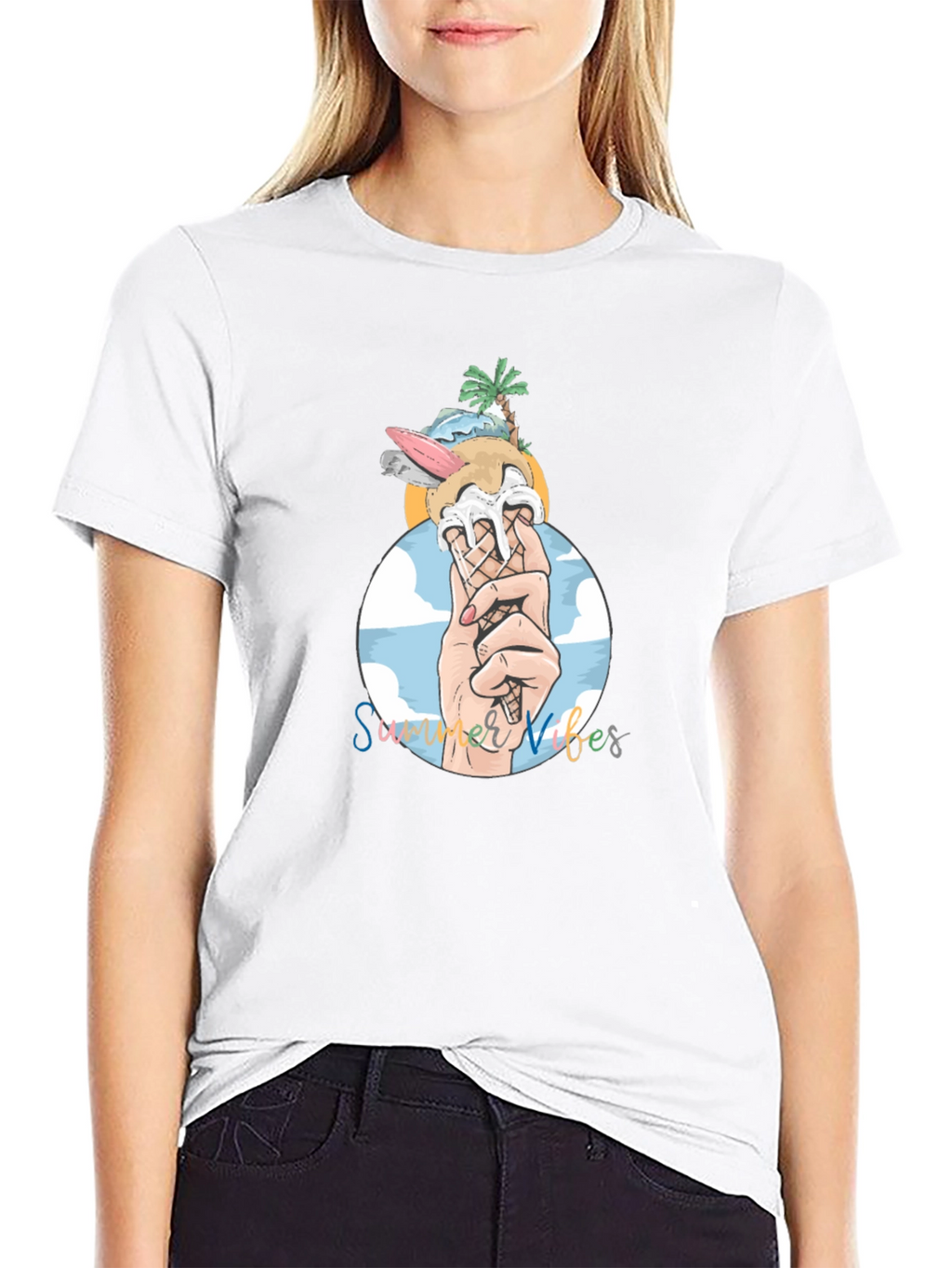 Summer Vibes Graphic T-Shirt - Relaxed Fit