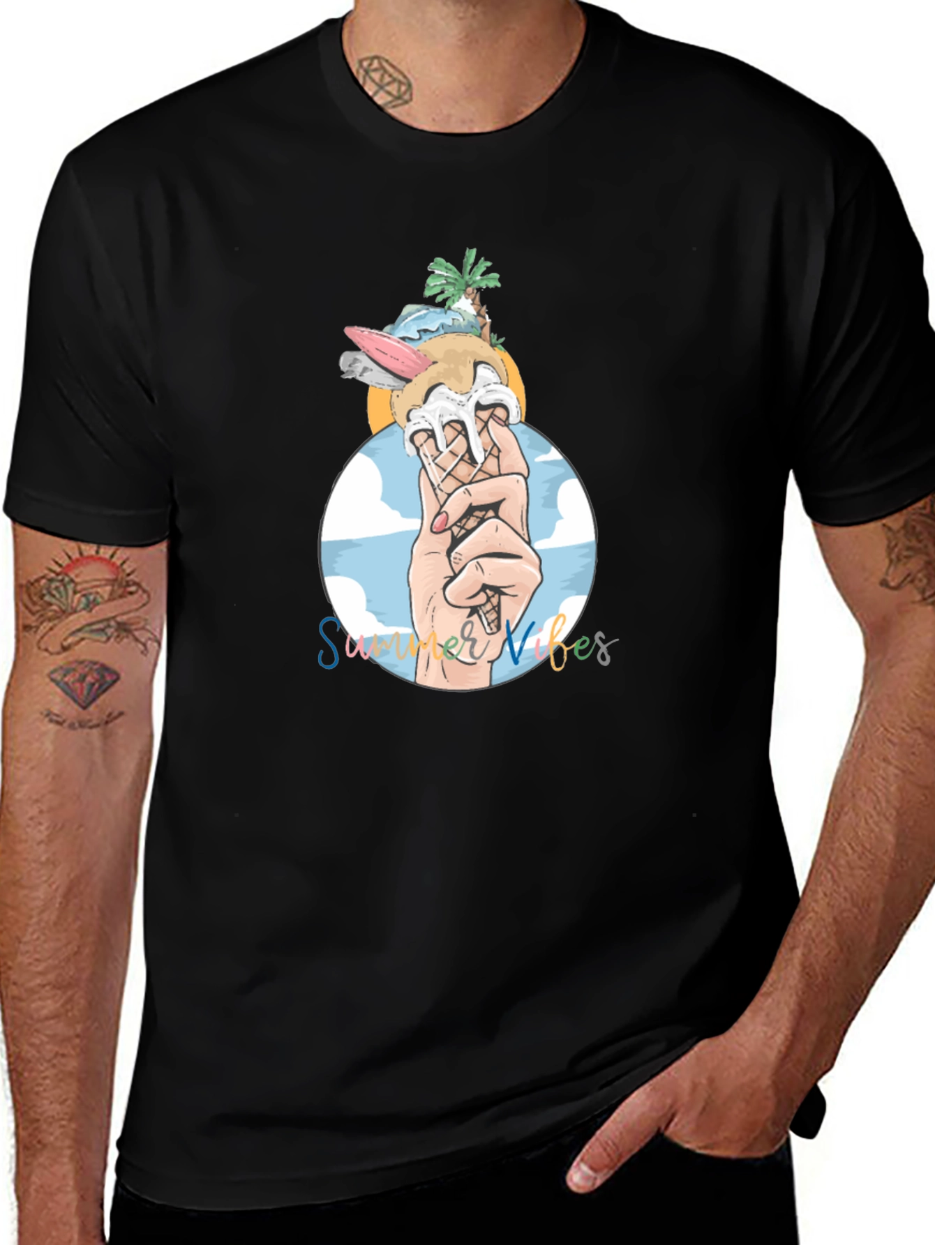Summer Vibes Graphic T-Shirt - Relaxed Fit