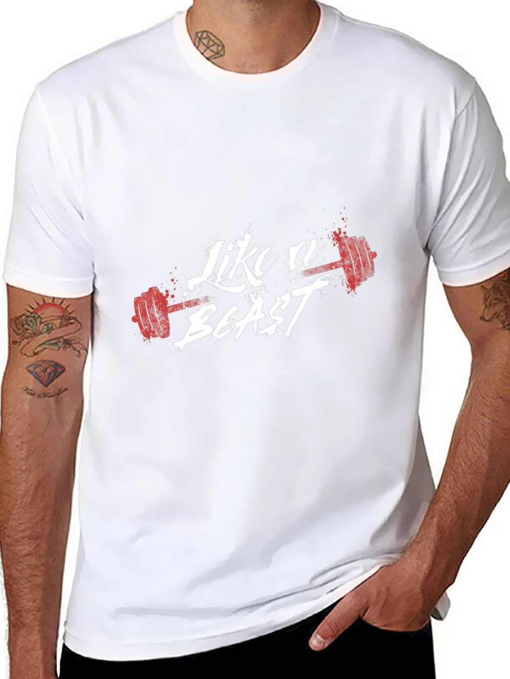 Like a Beast Graphic T-Shirt - Black