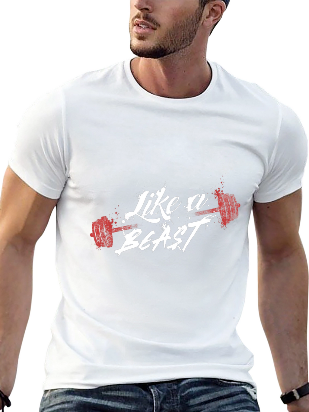 Like a Beast Graphic T-Shirt - Black