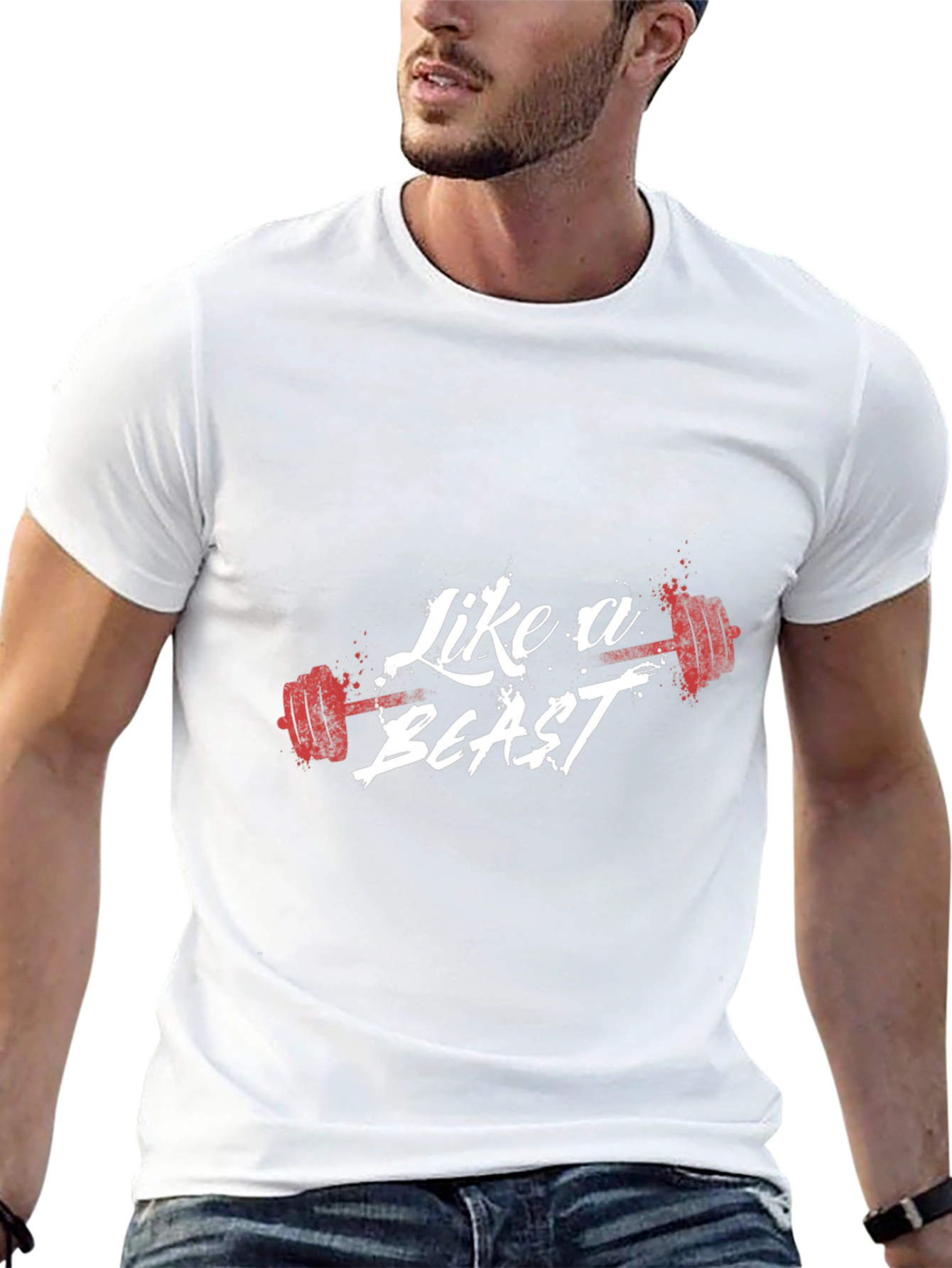 Like a Beast Graphic T-Shirt - Black
