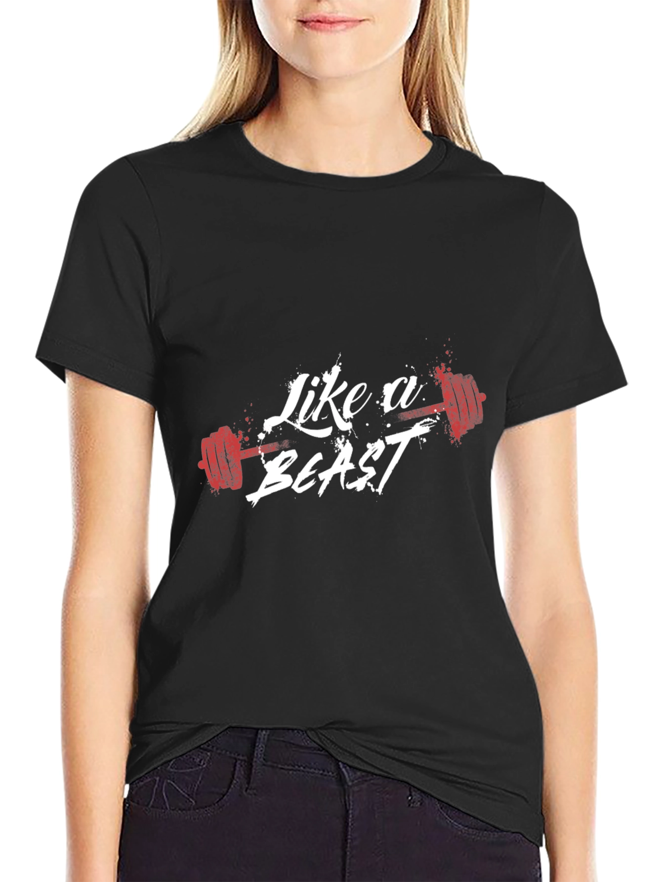 Like a Beast Graphic T-Shirt - Black