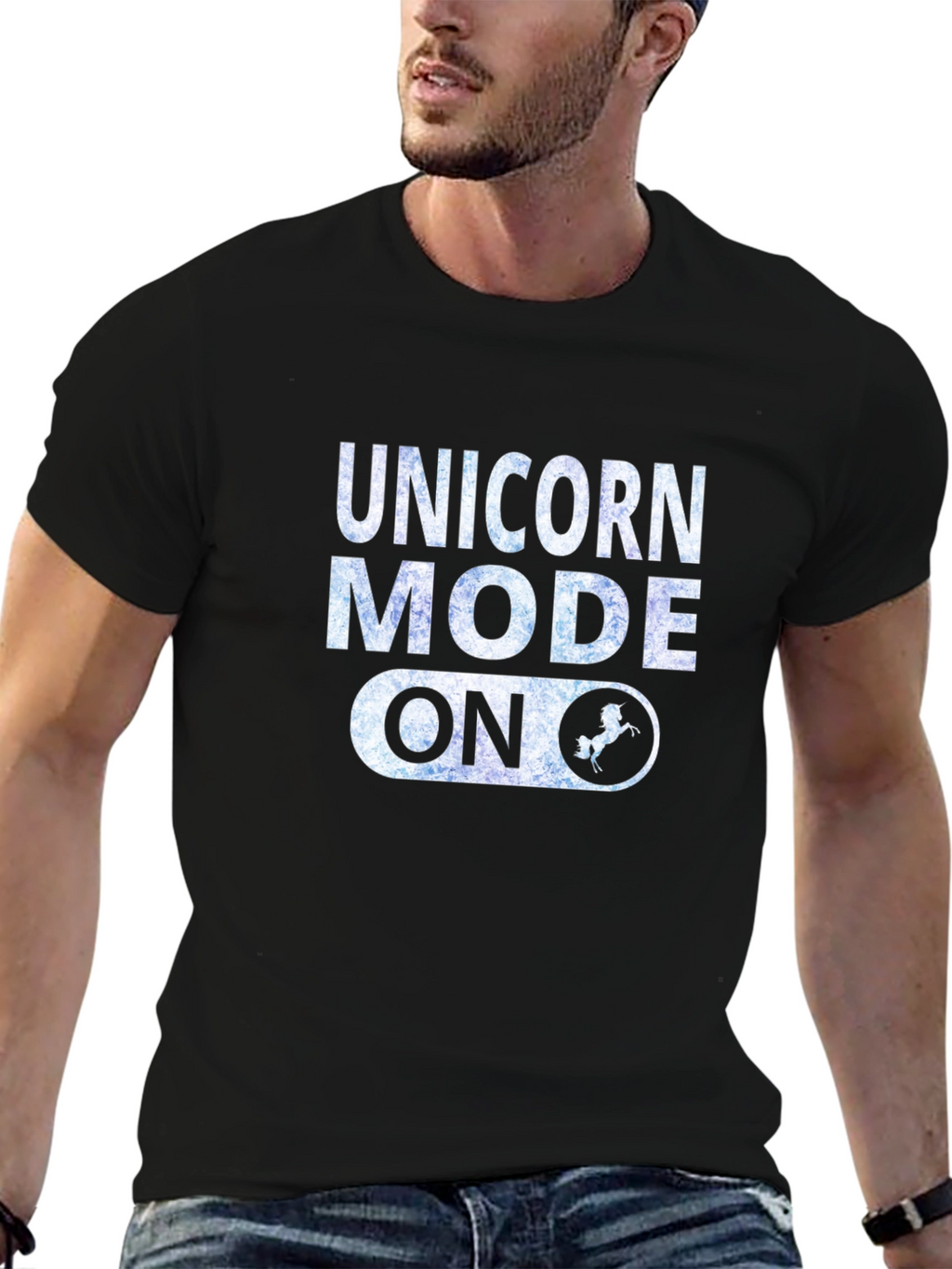 Unicorn Mode On Graphic T-Shirt