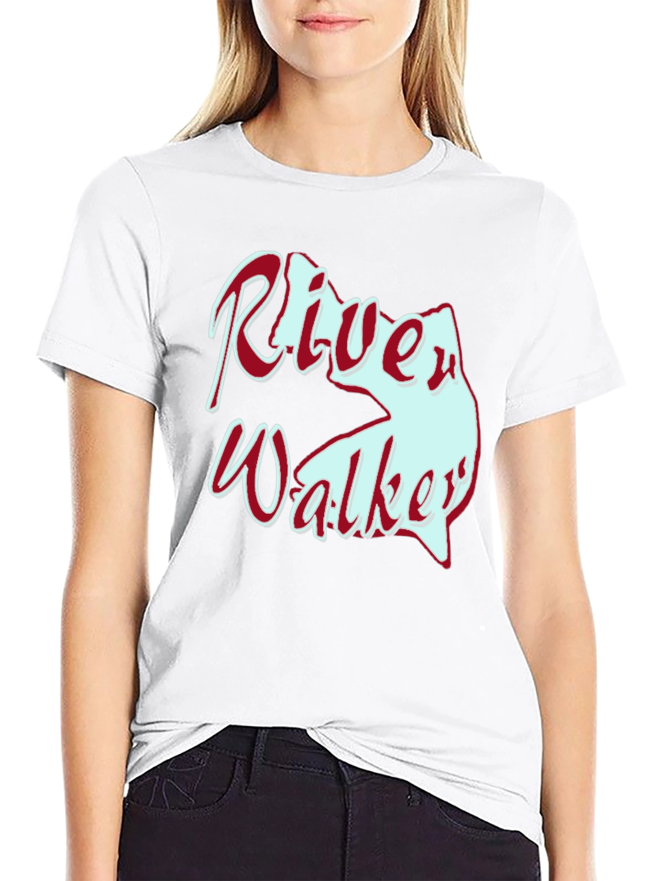 River Walker Novelty Graphic T-Shirt