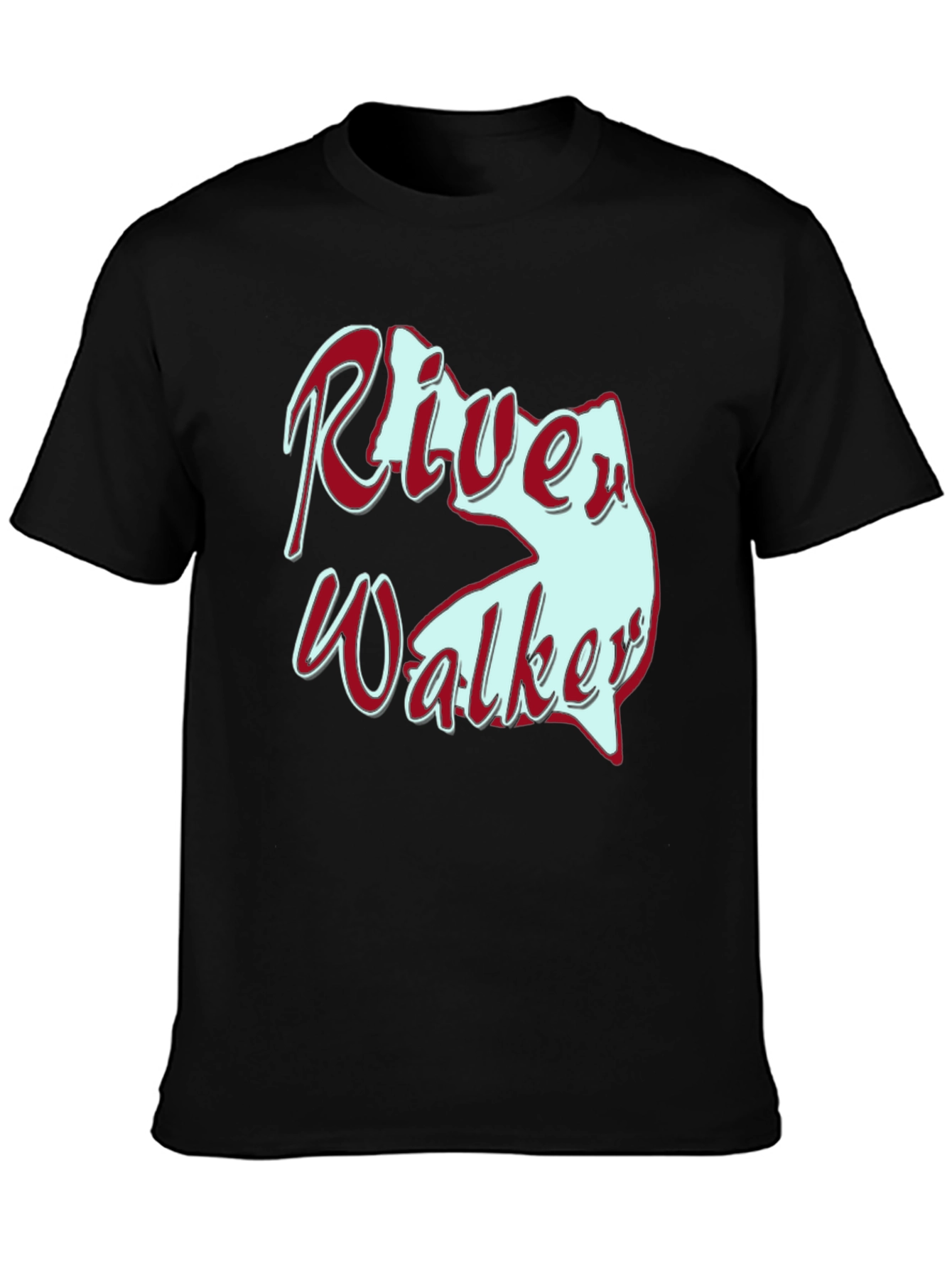River Walker Novelty Graphic T-Shirt