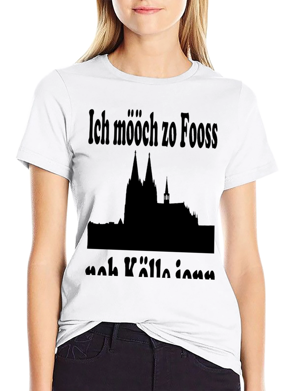 Ich mööch zo Fooss nah Kölle ienn T-Shirt
