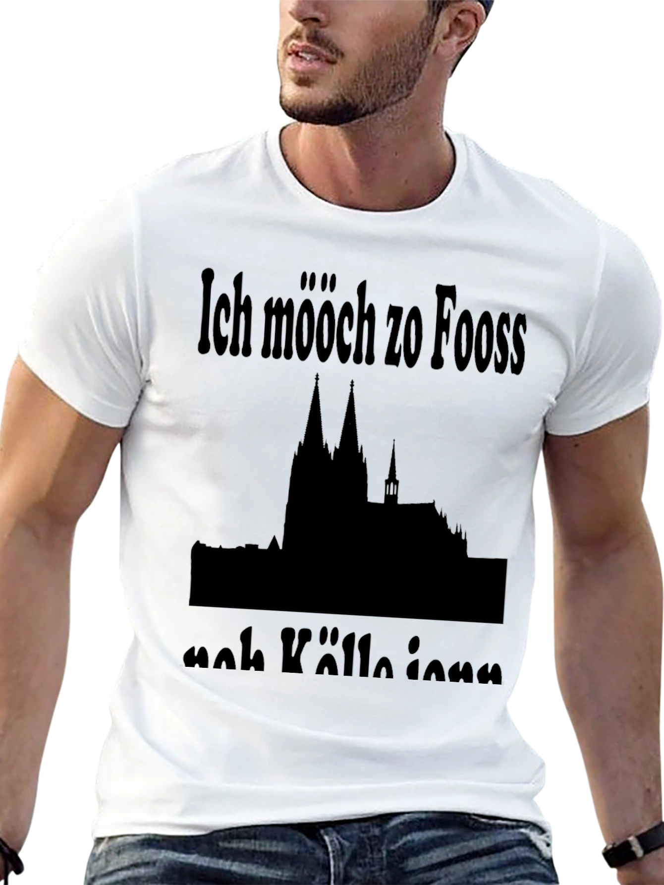 Ich mööch zo Fooss nah Kölle ienn T-Shirt