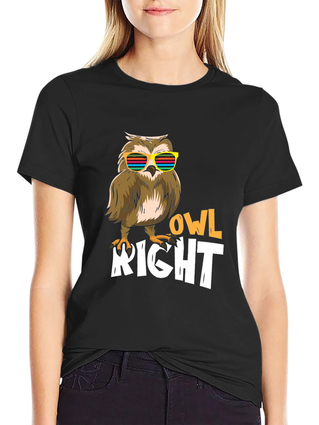 Cool Owl Right T-Shirt