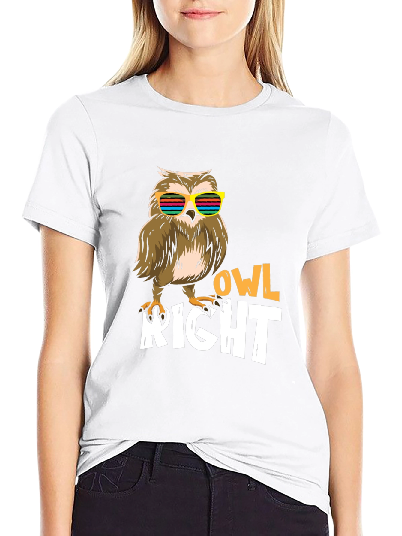 Cool Owl Right T-Shirt