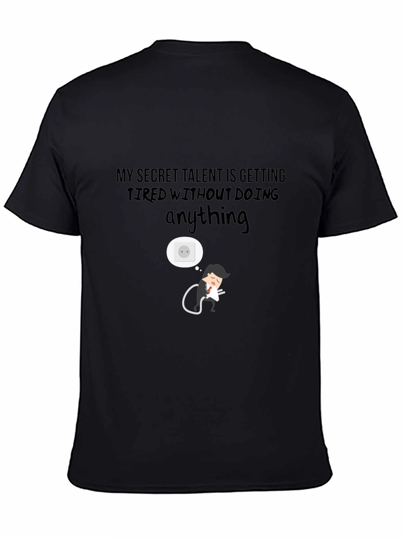 Secret Talent Funny Graphic Tee - Black