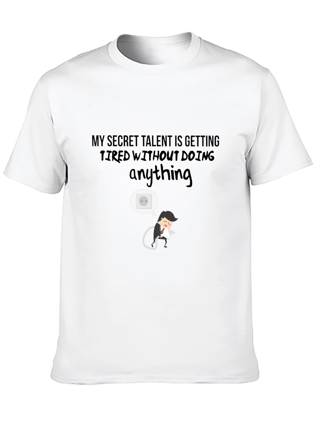 Secret Talent Funny Graphic Tee - Black