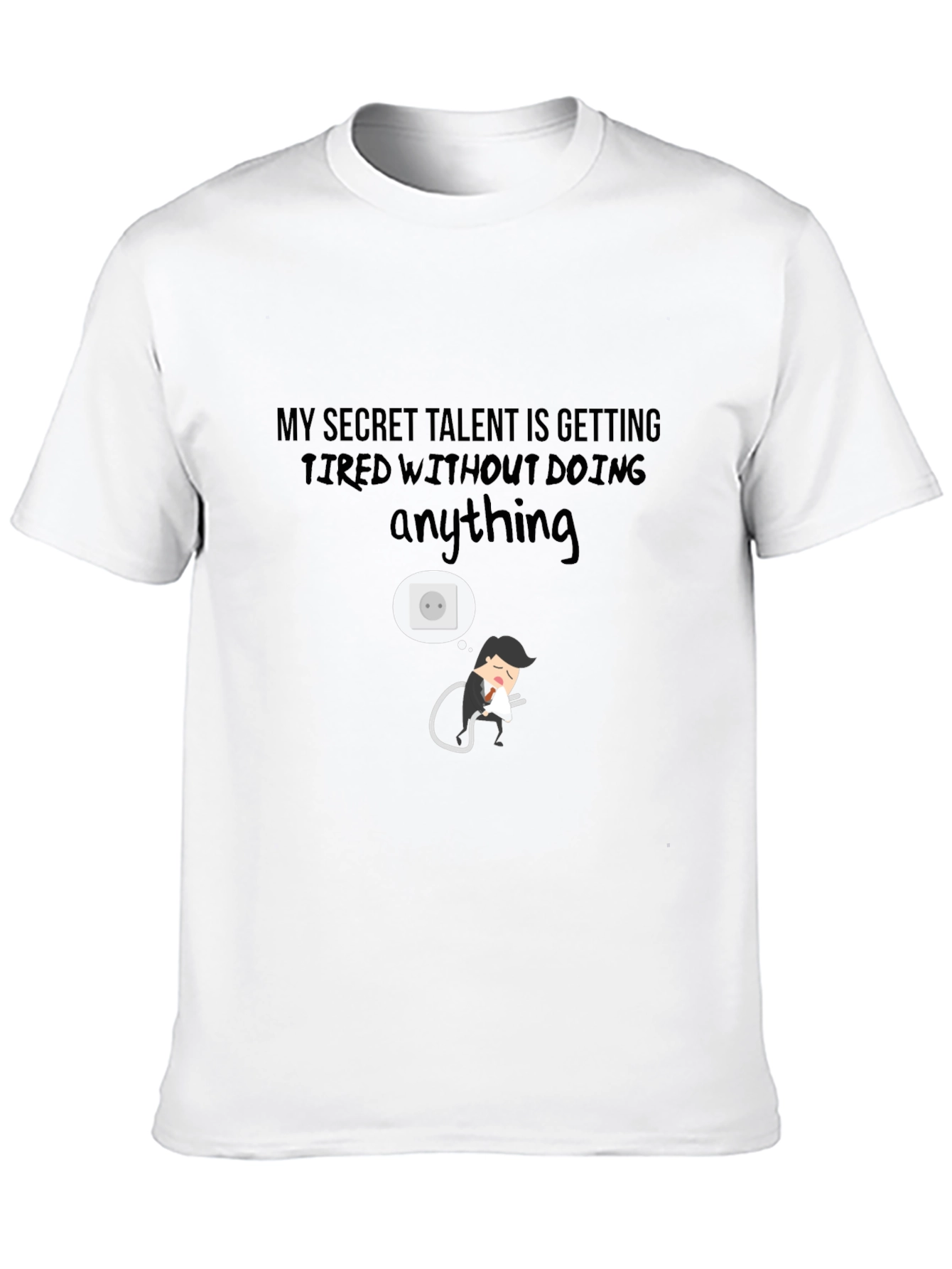 Secret Talent Funny Graphic Tee - Black