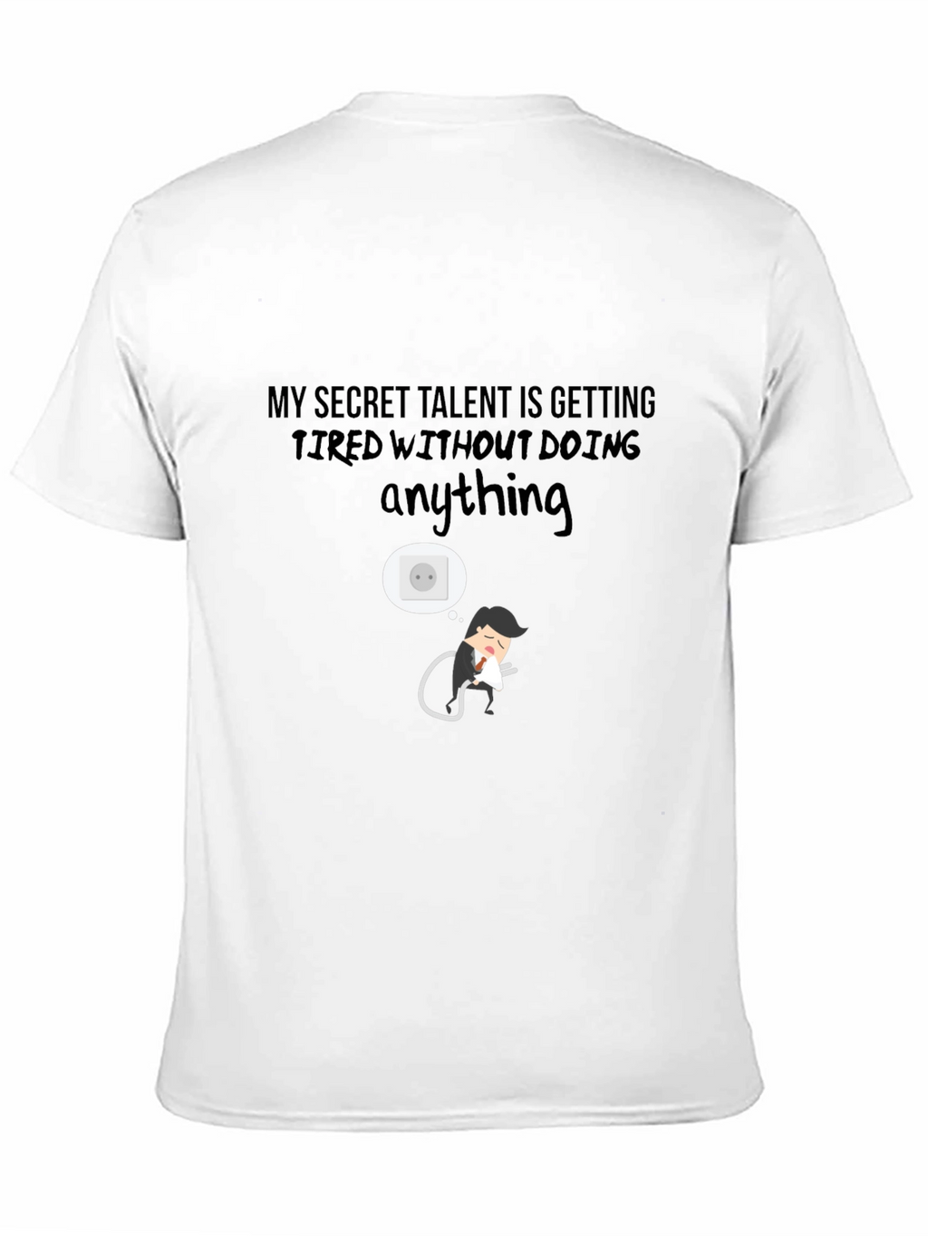 Secret Talent Funny Graphic Tee - Black