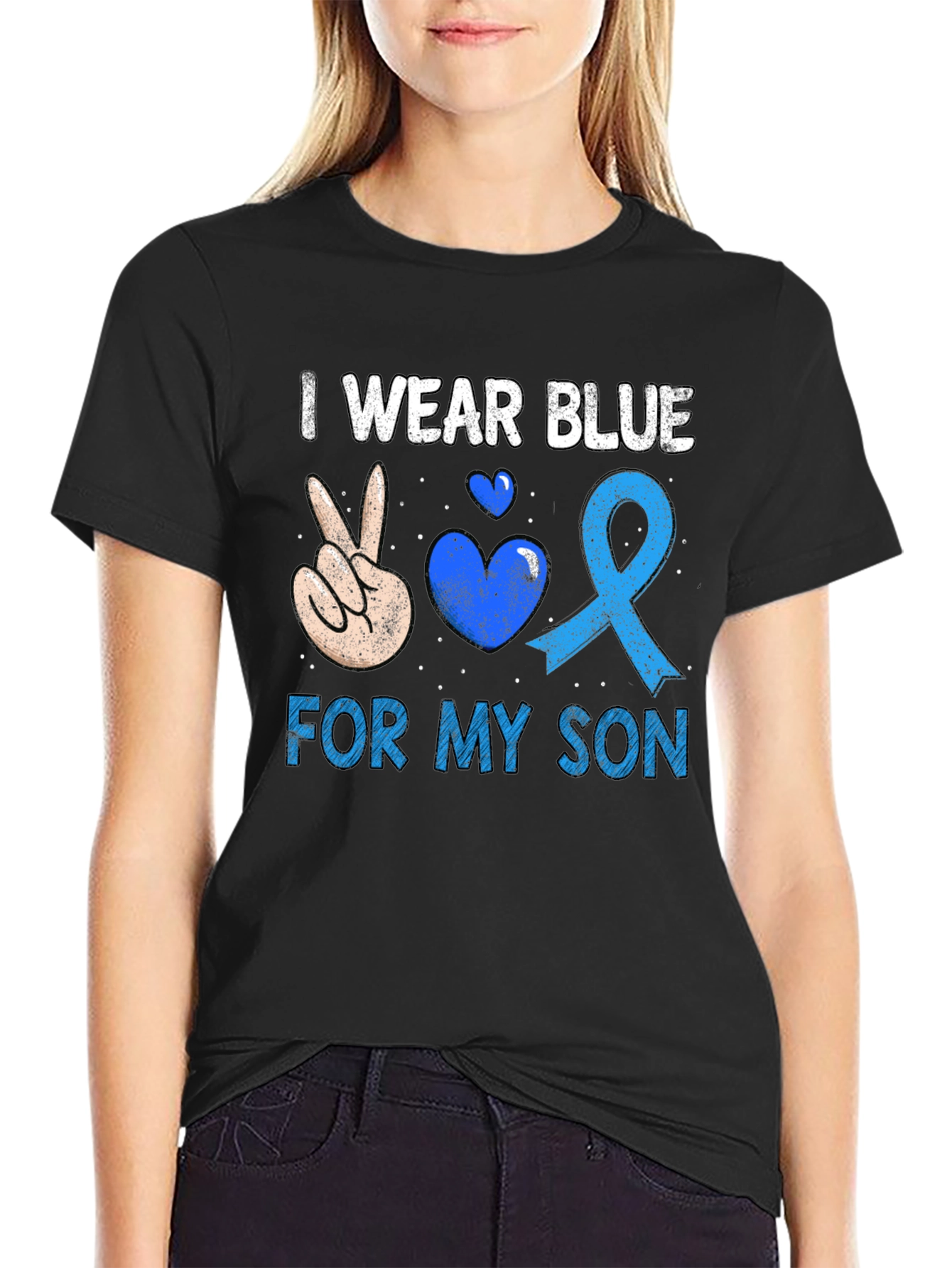 I Wear Blue For My Son T-Shirt