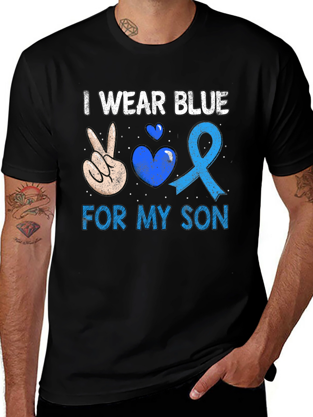 I Wear Blue For My Son T-Shirt